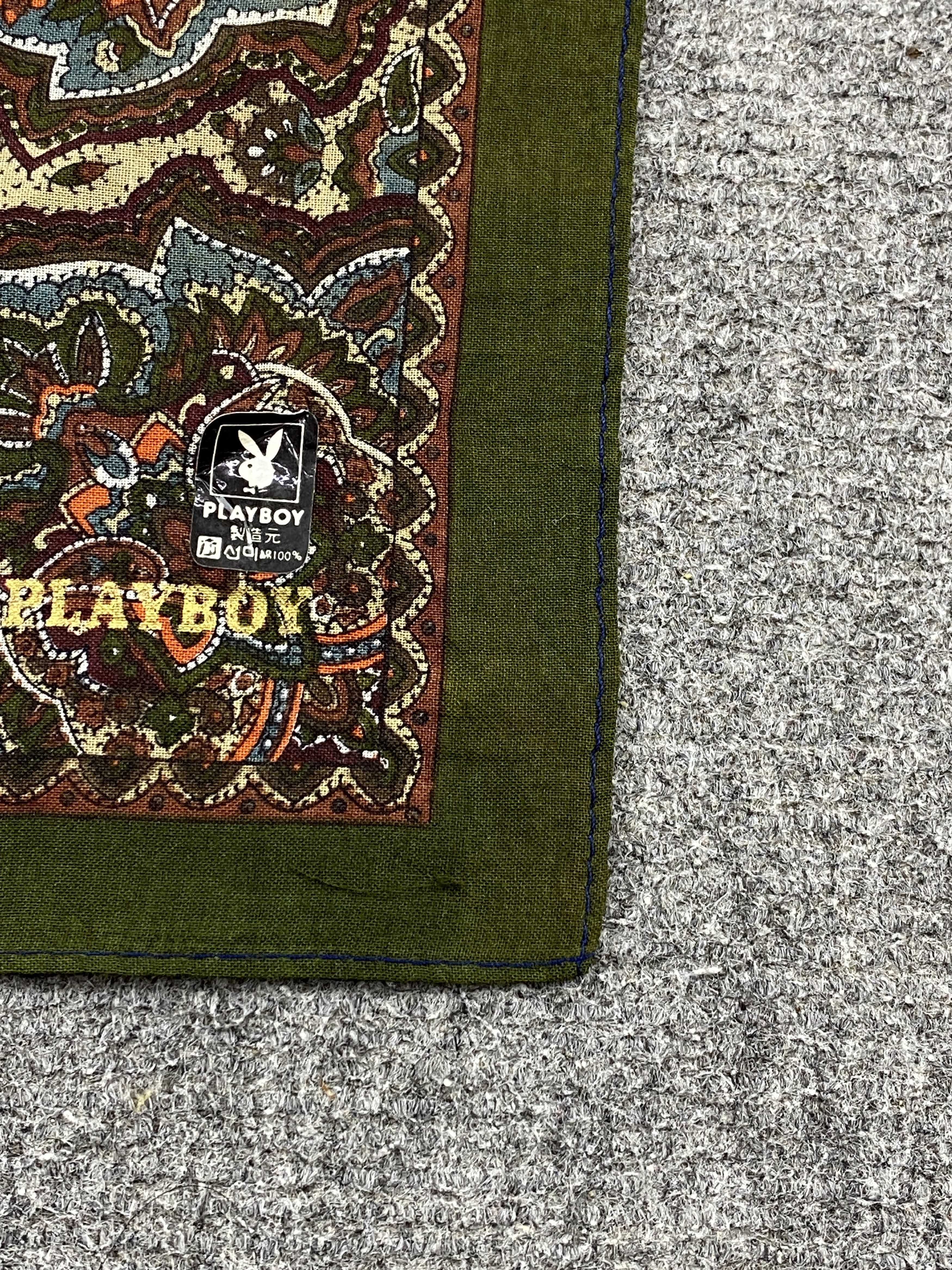Playboy Vintage Playboy Handkerchief / Neckerchief HKC1153 Size ONE SIZE - 8 Thumbnail