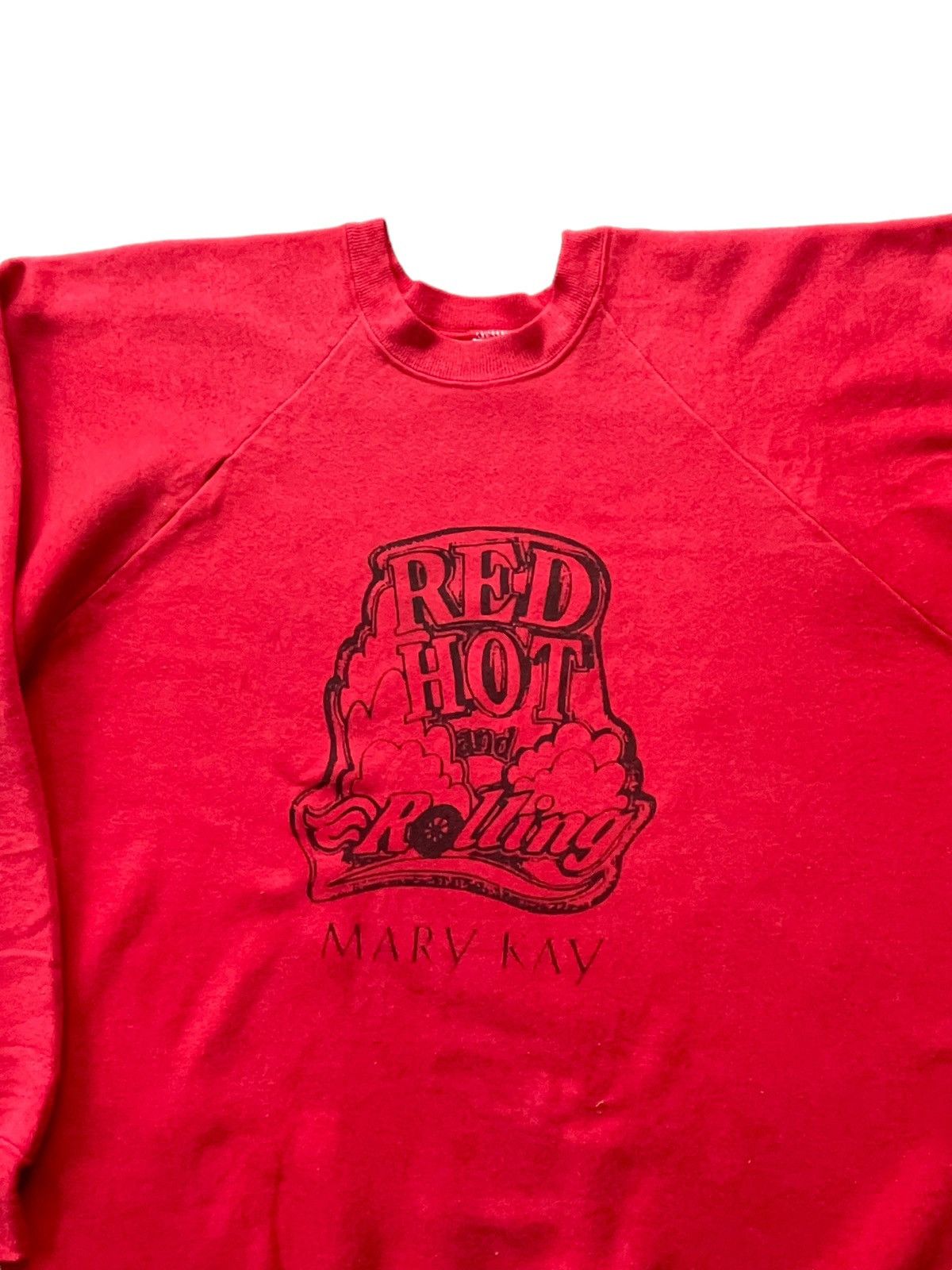 Fruit Of The Loom Vintage 80’s Red Hot & Rolling Crewneck Size US XL / EU 56 / 4 - 3 Thumbnail
