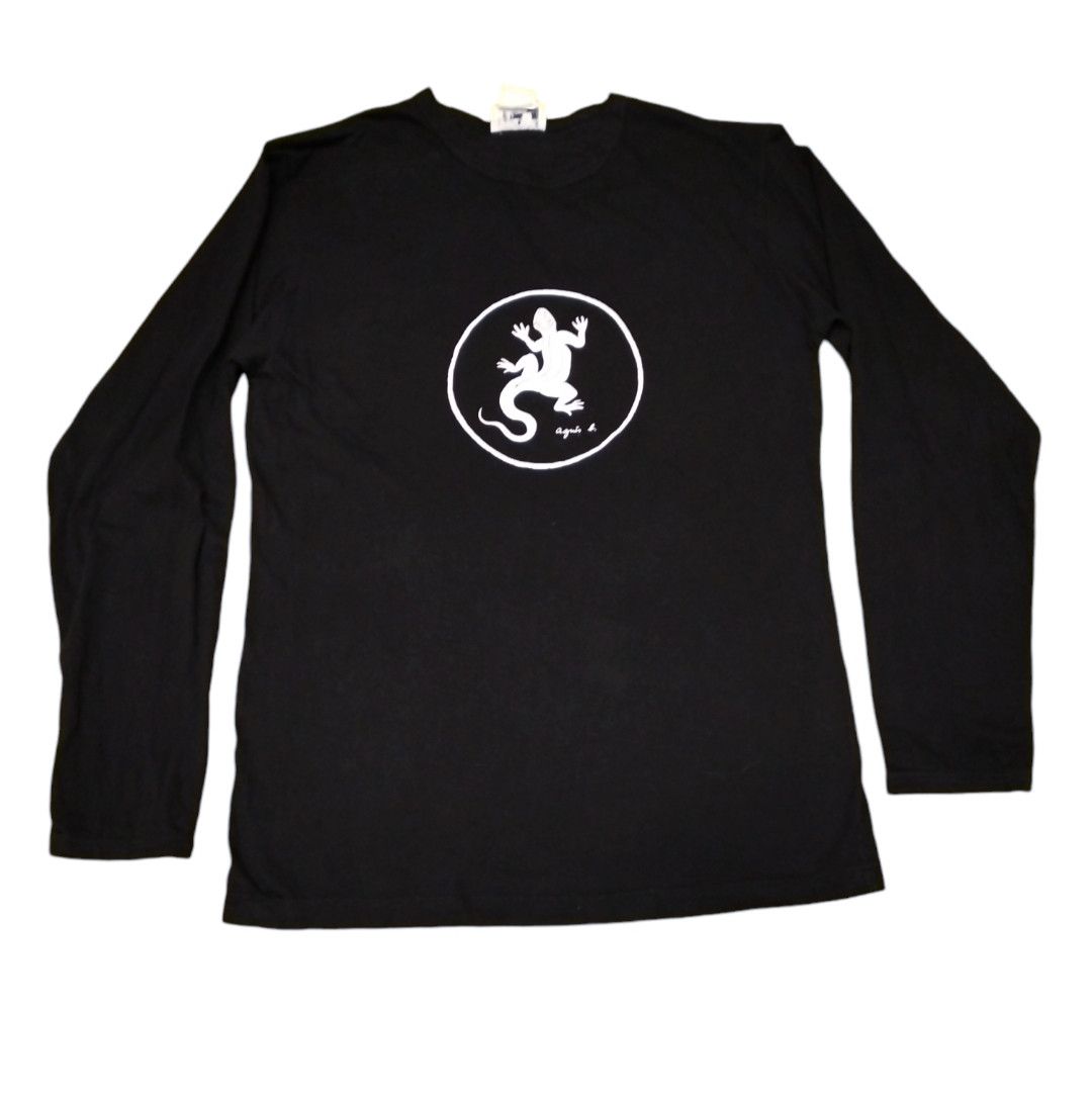 agnes b. Agnes B Long Sleeve centre Logo Shirt Size M / US 6-8 / IT 42-44 - 1 Thumbnail