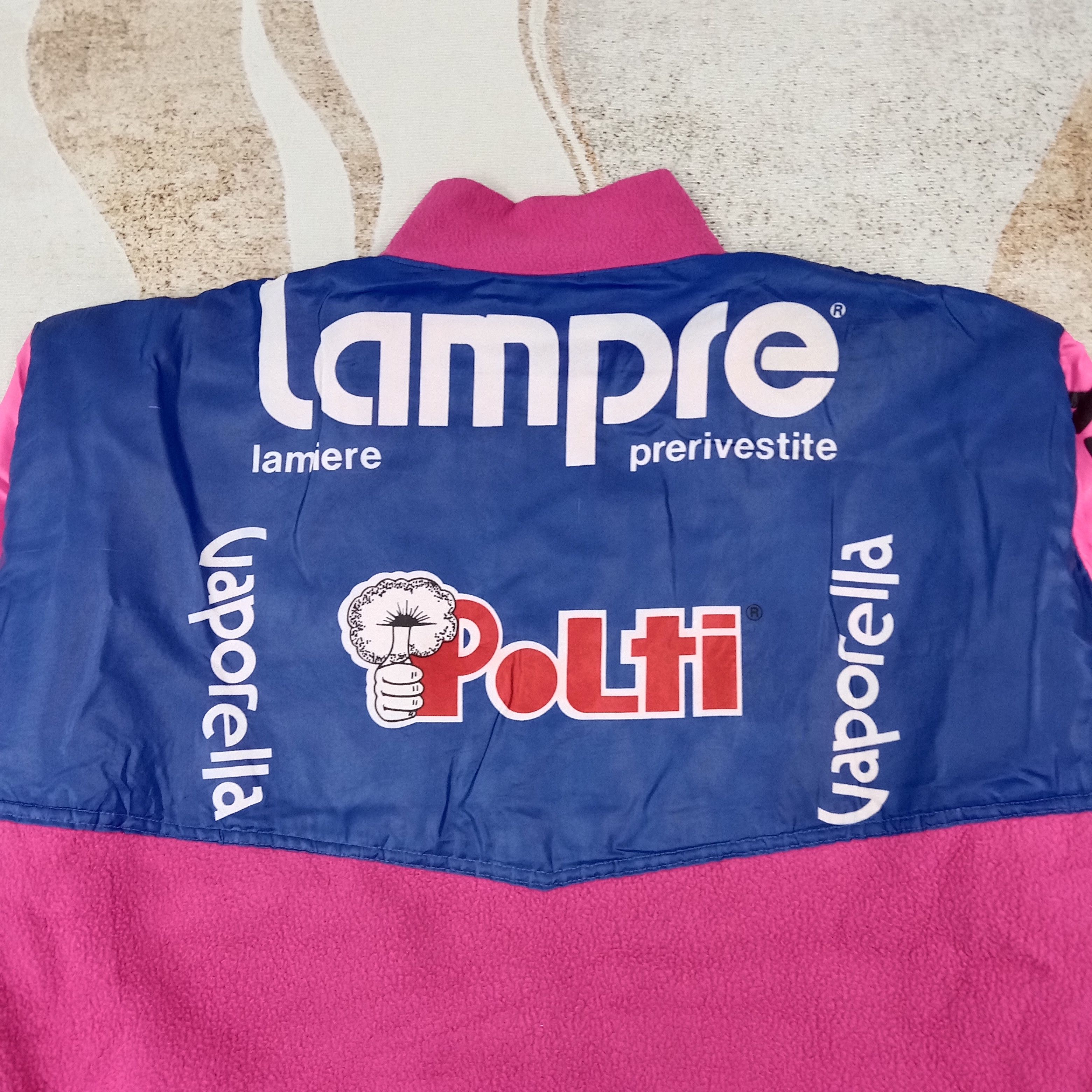 Bicycle 90's Santini Lempre-Polti Cycling Jacket C263N13 Size US XL / EU 56 / 4 - 8 Thumbnail