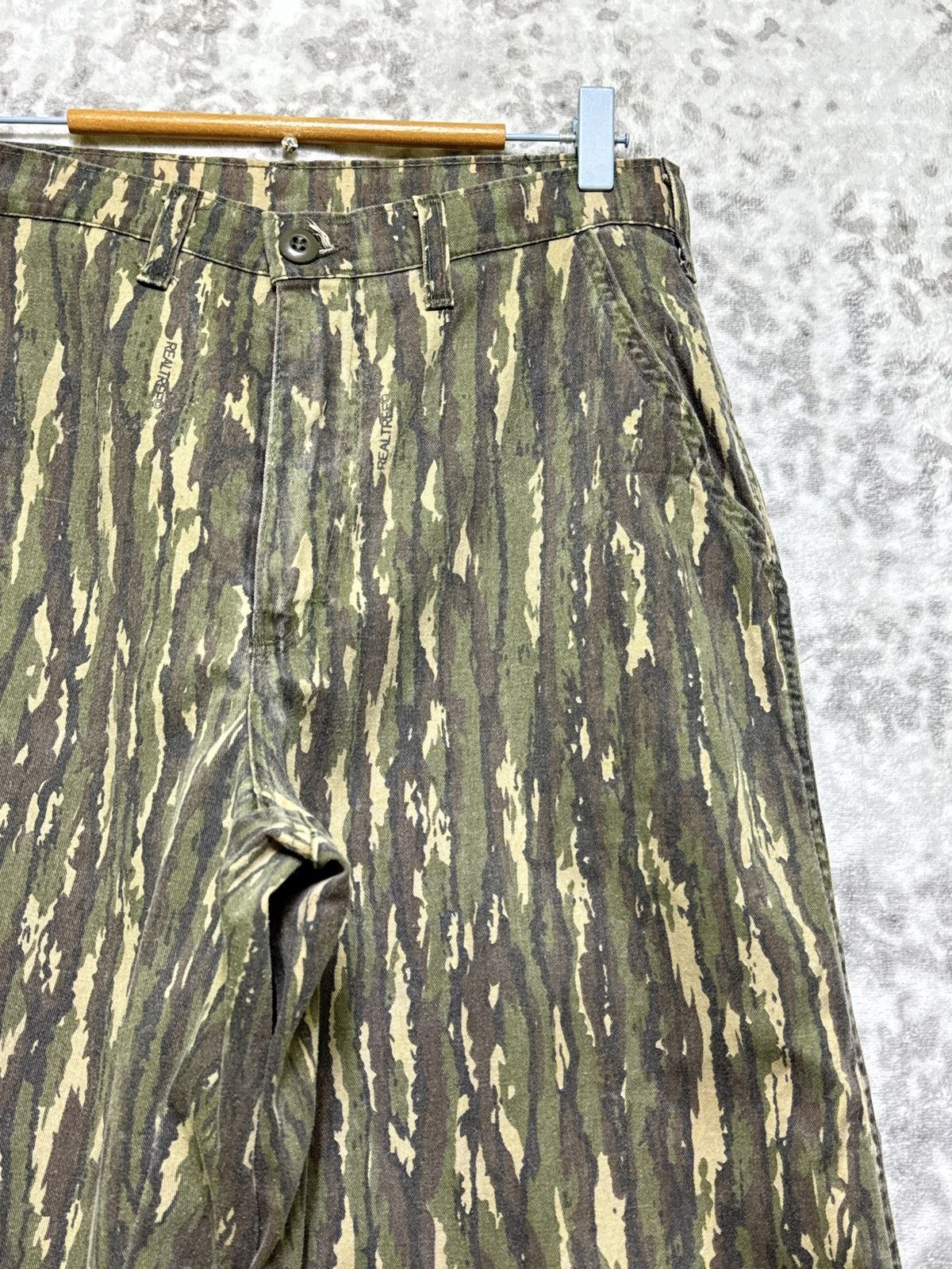 Realtree Vintage Spartan Realtree Camouflage Baggy Talon Zip Trouser Size US 29 - 5 Thumbnail