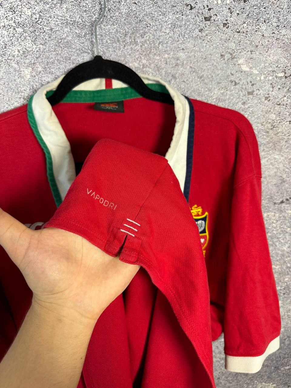 Canterbury of New Zealand Men's Red British Irish Lions Rugby Jersey Canterbury Size US XXL / EU 58 / 5 - 12 Thumbnail
