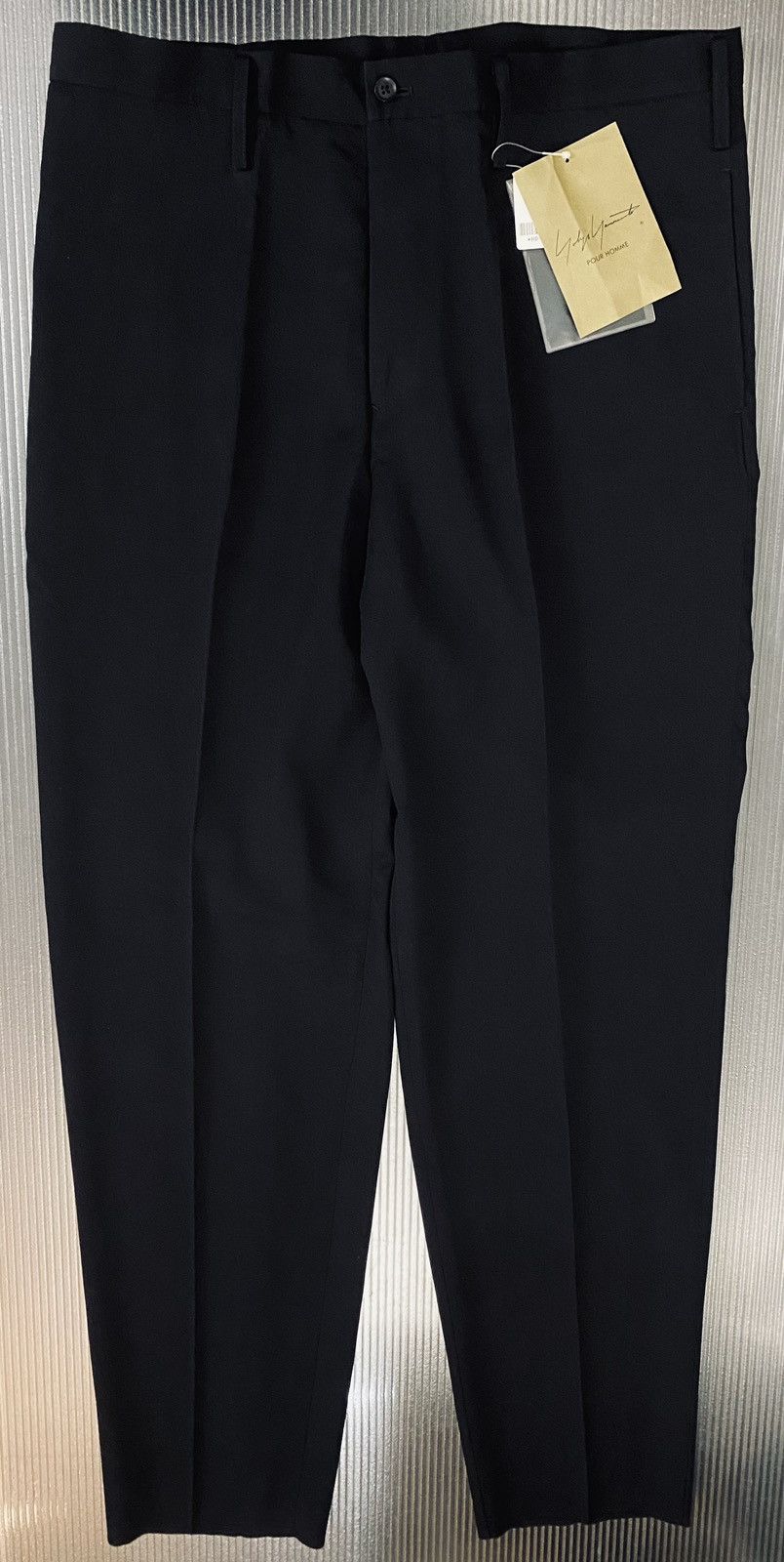 Yohji Yamamoto Yohji Yamamoto 🇯🇵 pour homme Nero dc wool slacks 6 NWT Size US 38 / EU 54 - 1 Thumbnail