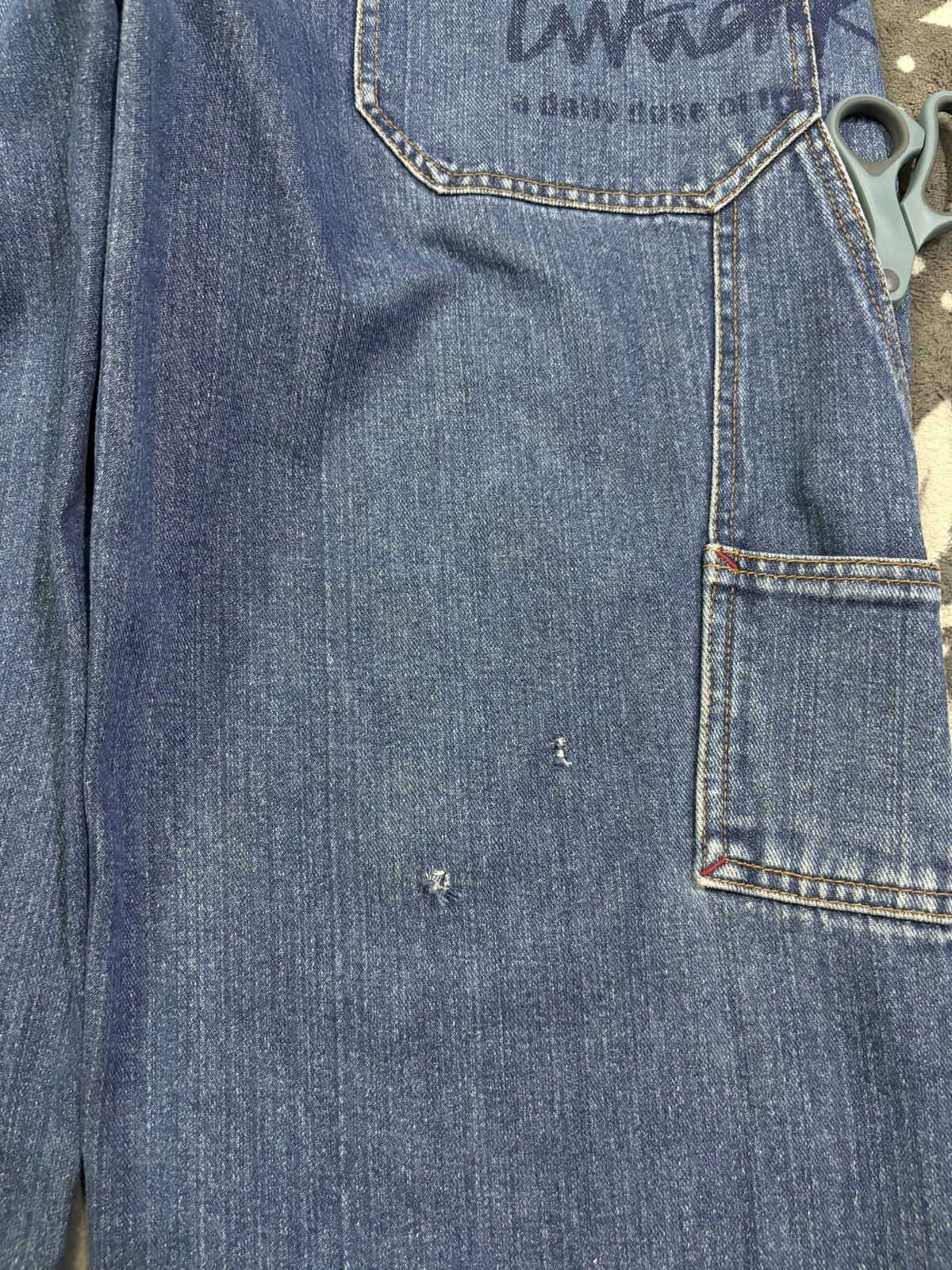 Airwalk Vintage Airwalk Blue Wash Faded Baggy Carpenter Cargo Jeans Size US 31 - 15 Thumbnail