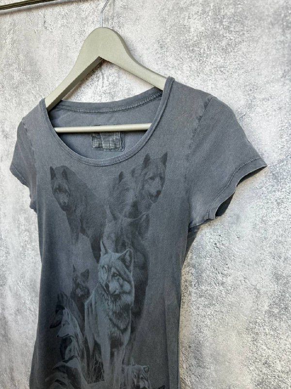 Allsaints AllSaints Spitalfields Nighthunders Tee Wolves T-Shirt Size XS / US 0-2 / IT 36-38 - 5 Thumbnail