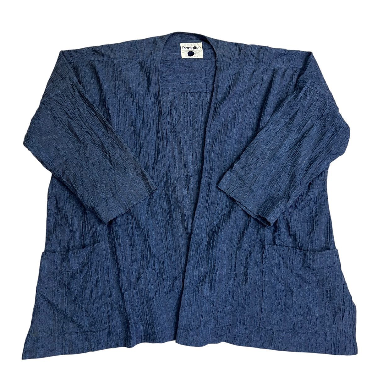 Issey Miyake 💥 ARCHIVES 80s-90s ISSEY MIYAKE PLANTATION WRINKLE KIMONO Size US M / EU 48-50 / 2 - 8 Thumbnail