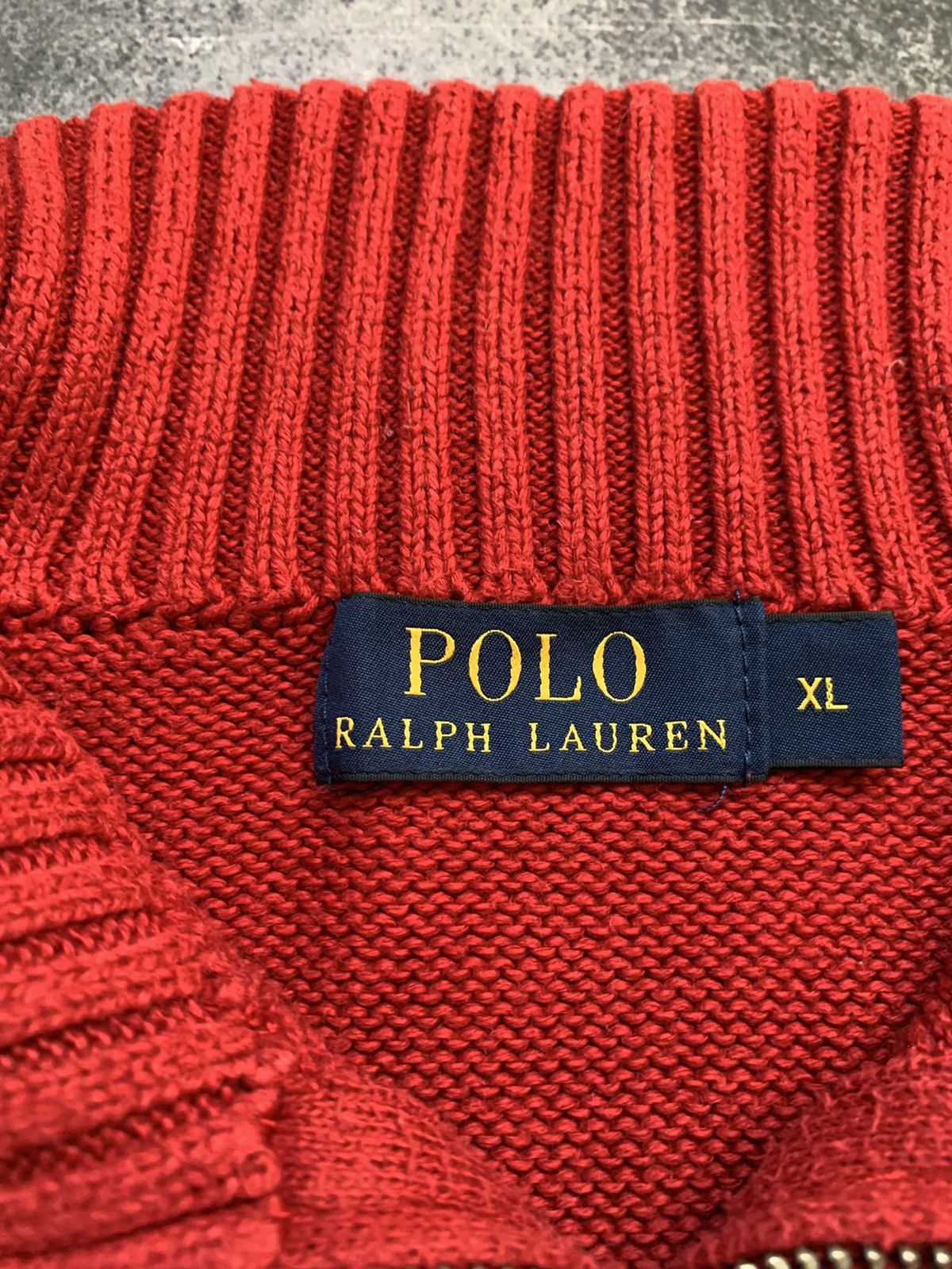 Polo Ralph Lauren × Vintage Vintage Polo Ralph Lauren Zip 1/4 Sweater Old Money Y2K Size US XL / EU 56 / 4 - 14 Thumbnail
