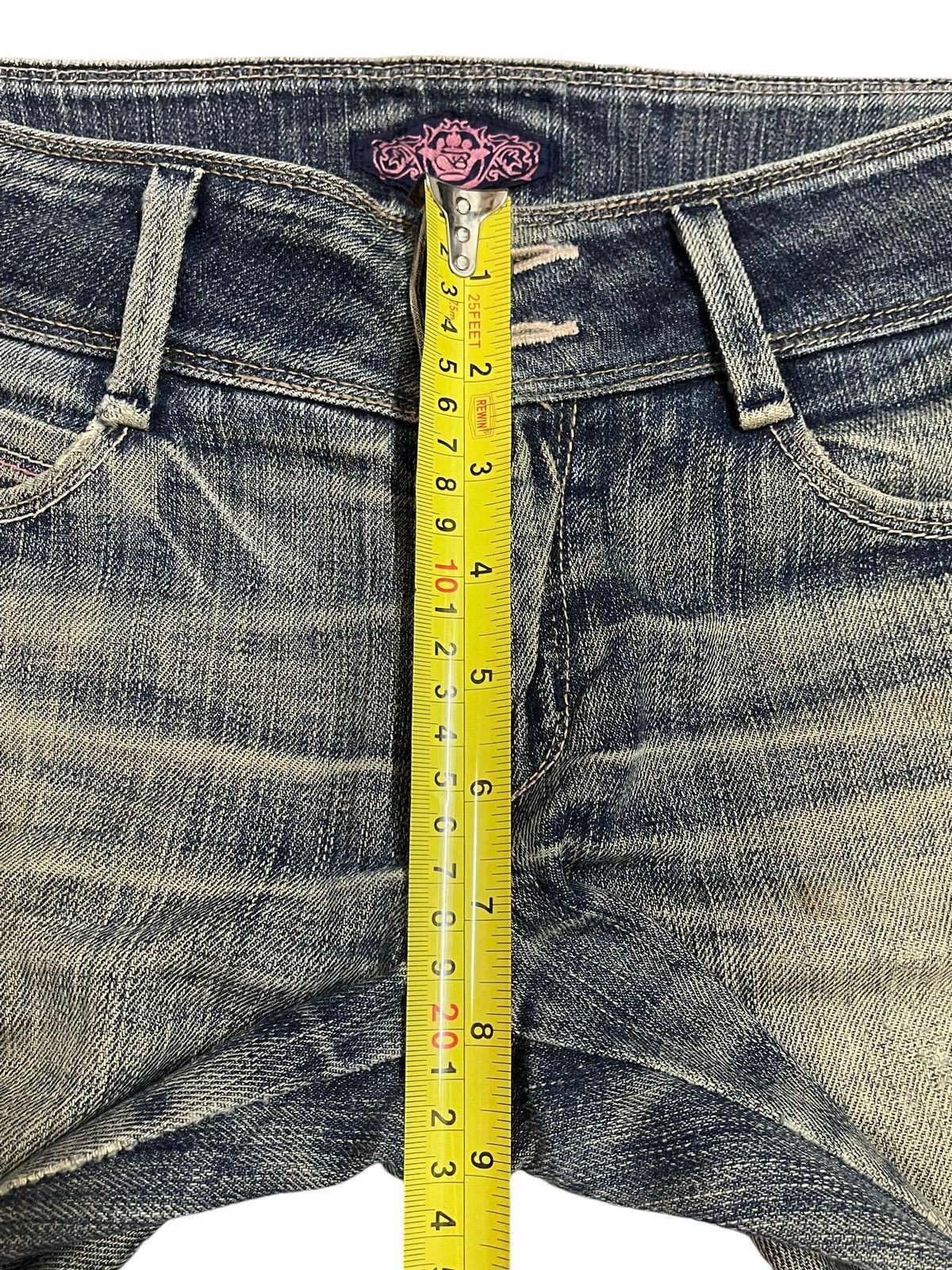 Tornado Mart Vintage Japanese Brand Mud Faded Wash Style Flare Jeans Size US 28 / EU 44 - 14 Thumbnail