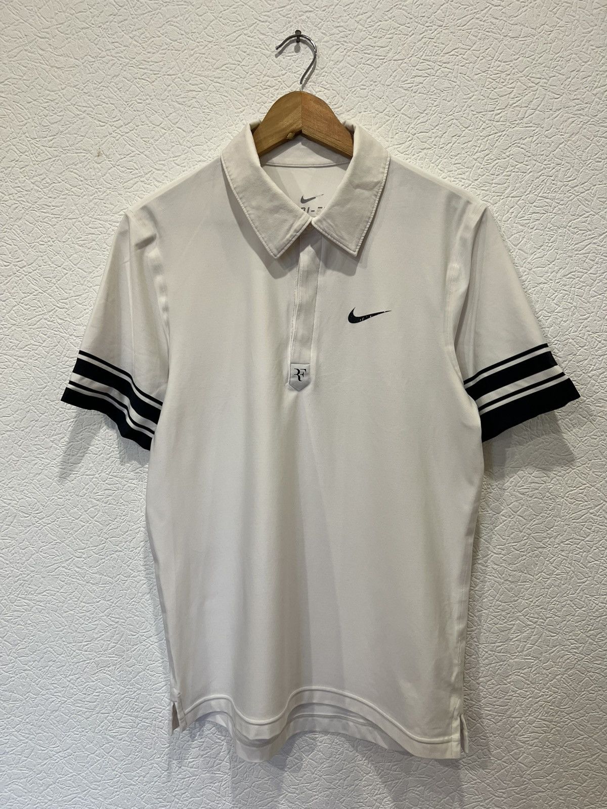 Nike Nike Roger Federer White Polo Shirt Jersey Mens Size US M / EU 48-50 / 2 - 1 Thumbnail