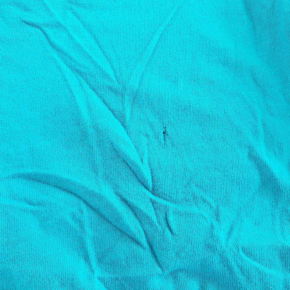 Forever 21 Teal Green Ride Lit F21 Short Sleeve Size S / US 4 / IT 40 - 3 Thumbnail
