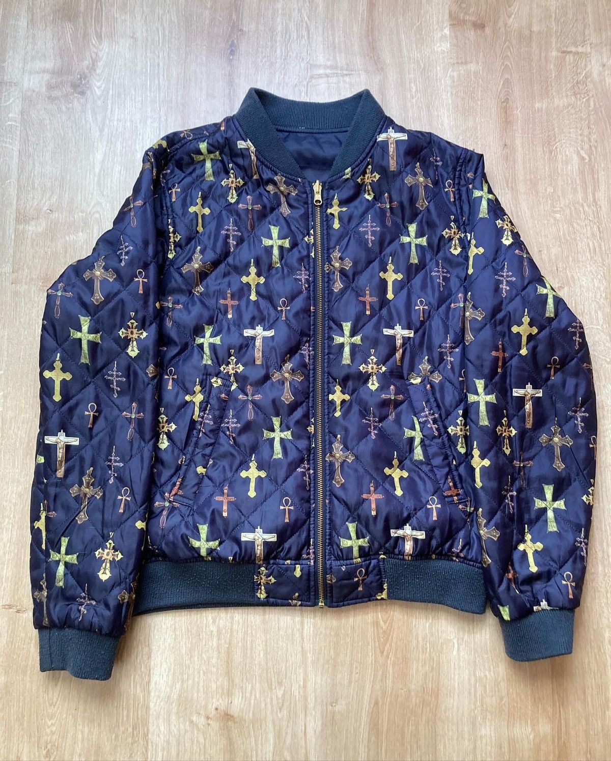 Supreme Supreme 2013 S/S Reversible Crosses Bomber | Grailed