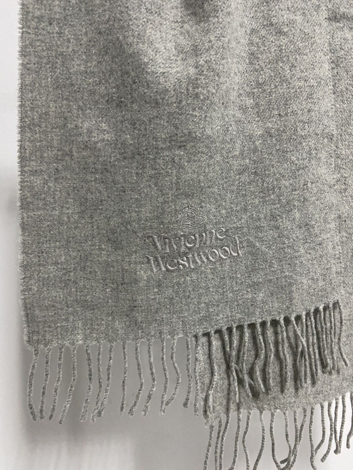 Vintage × Vivienne Westwood Vivienne Westwood scarf vintage logo wool Size ONE SIZE - 2 Thumbnail
