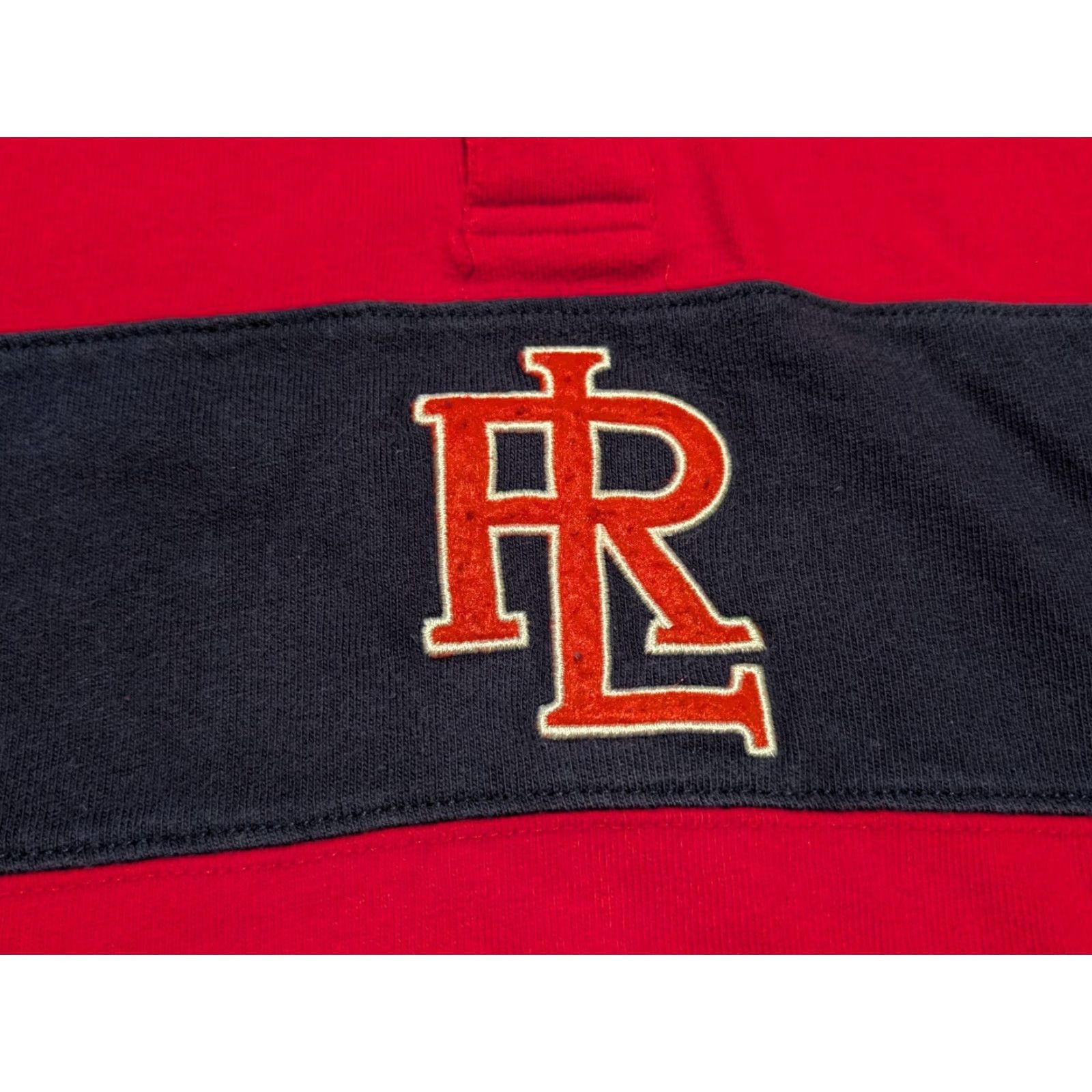 Ralph Lauren VINTAGE 90s Ralph Lauren Polo Jeans Co Rugby Shirt Long Sleeve Red M USA Made Mens Polo Shirt Size US M / EU 48-50 / 2 - 6 Thumbnail