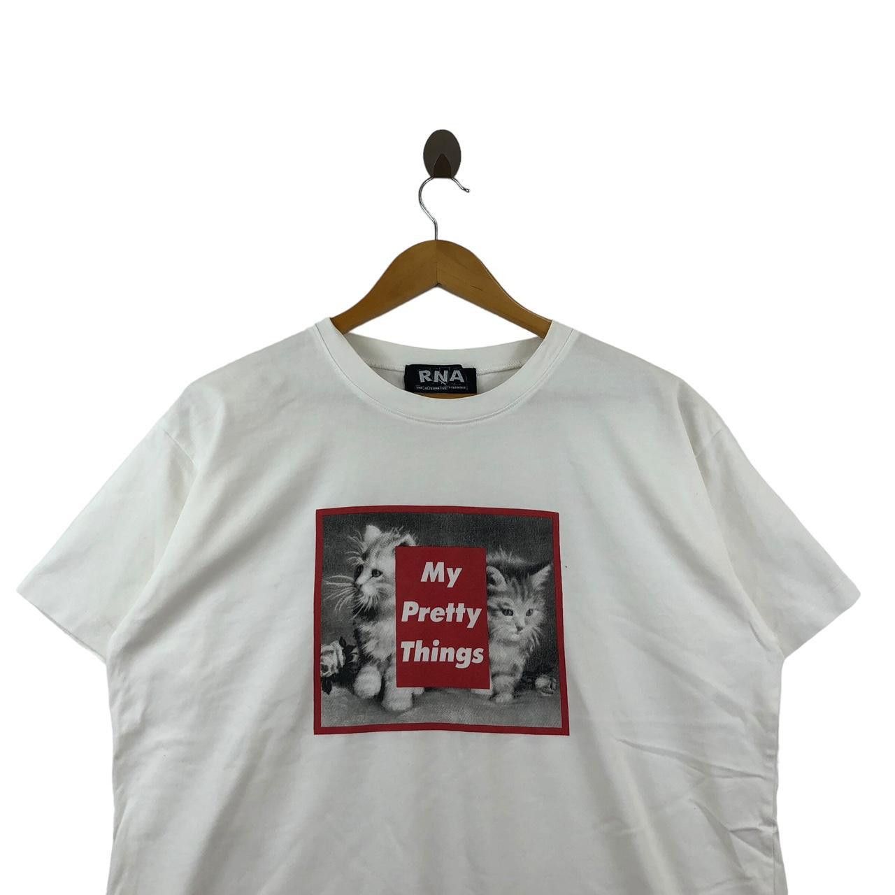 Barbara Kruger BARBARA KRUGER x RNA JAPAN My Pretty Things Cat Tee Shirt Size US M / EU 48-50 / 2 - 3 Thumbnail