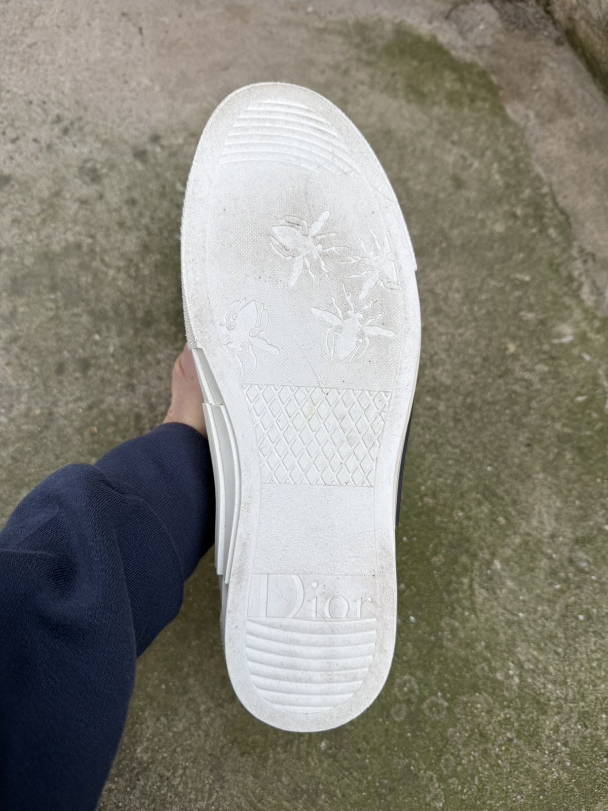 Dior Christian Dior B23 HIGH-TOP White/Black Dior Oblique Canvas Size US 8.5 / EU 41-42 - 12 Thumbnail