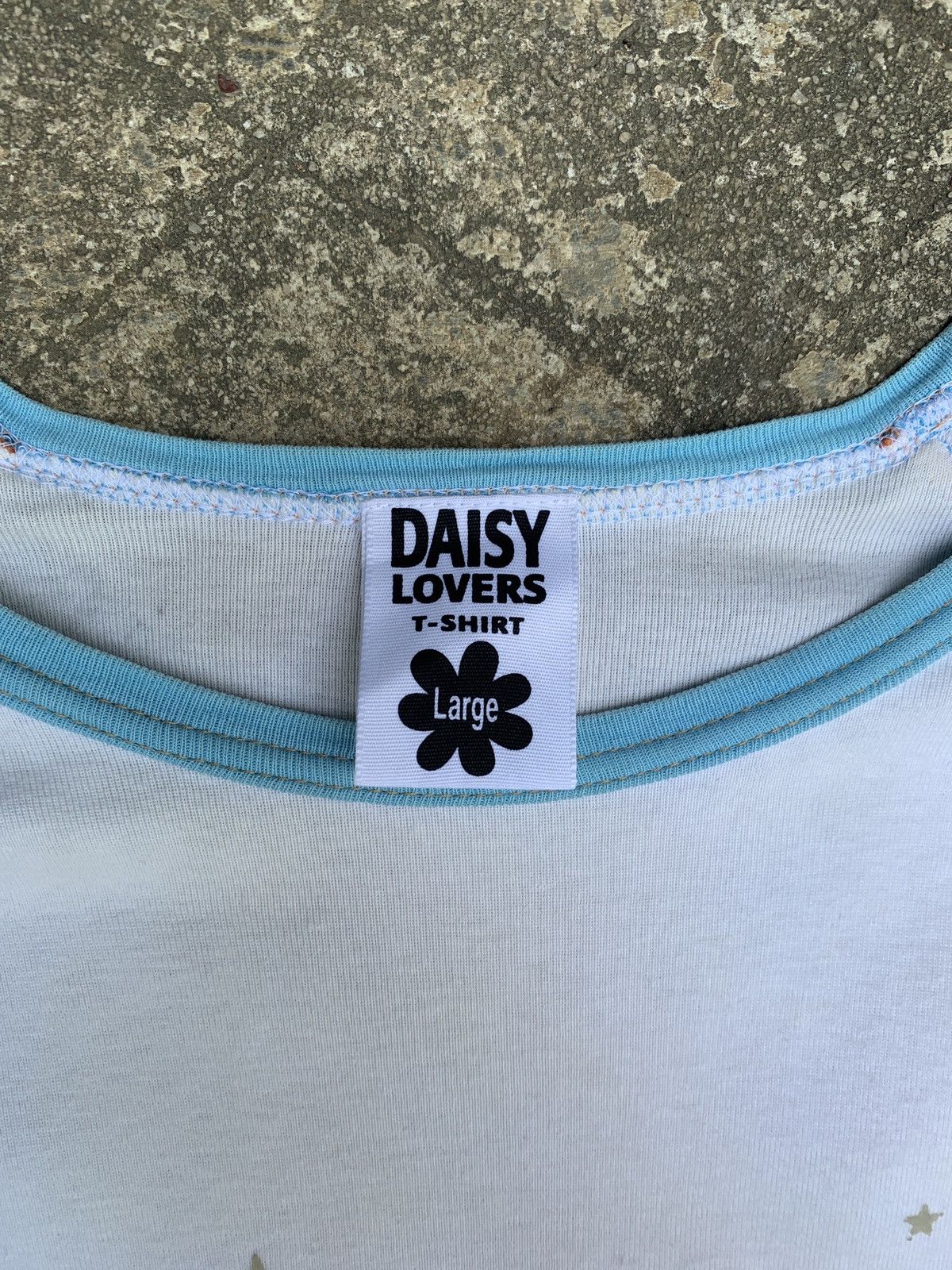 Angel Blue y2k Daisy Lovers Japan "Twinkle Little Star" Graphic Top Size S / US 4 / IT 40 - 4 Thumbnail