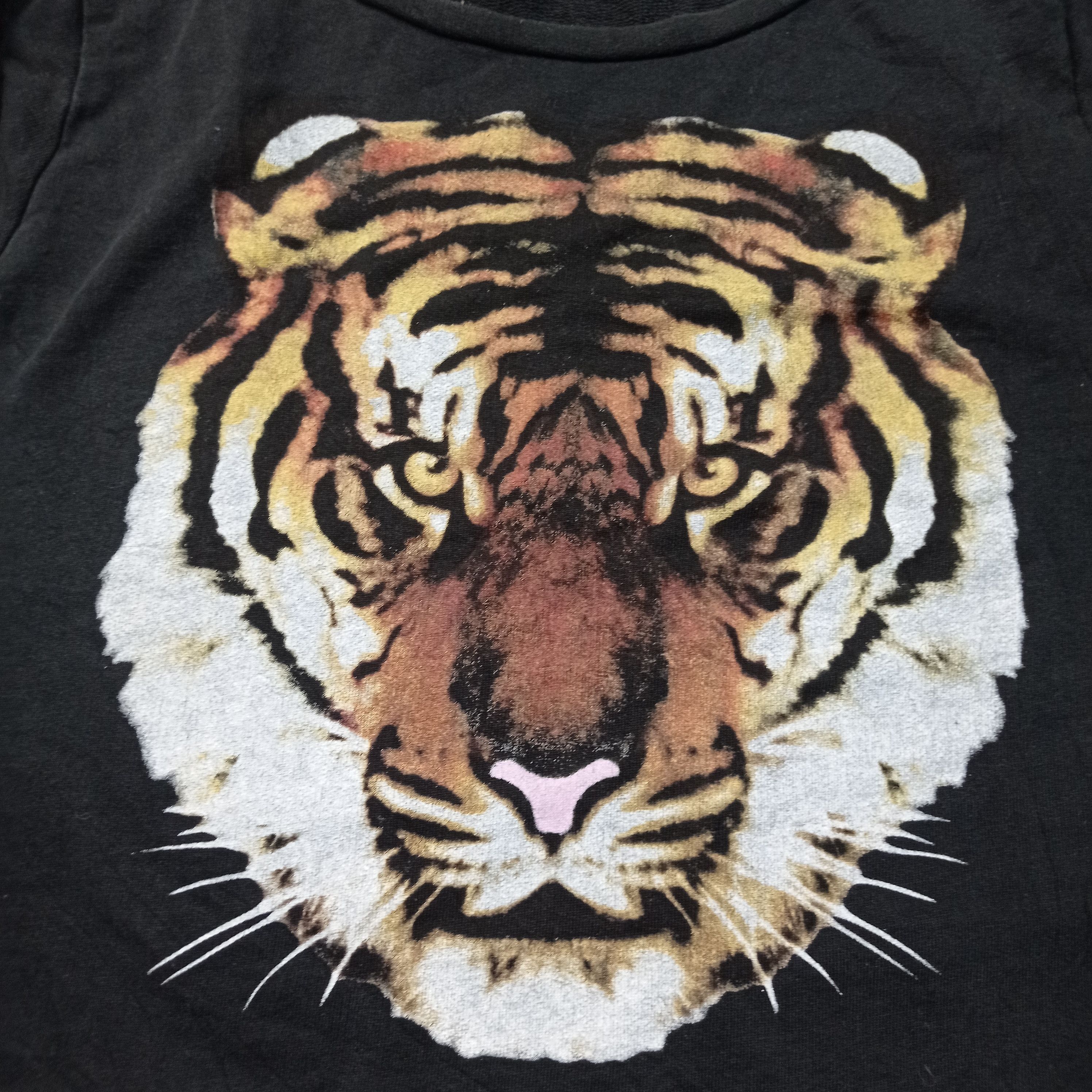 Divided Divided X H&M Tiger Logo Crop Top Shirt Size L / US 10 / IT 46 - 5 Thumbnail