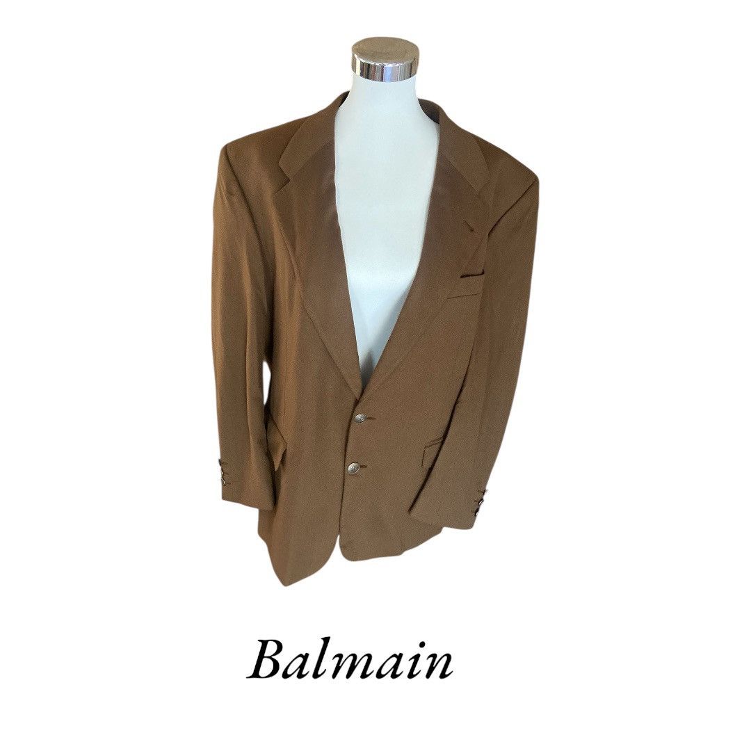 Balmain Vintage Blazer Balmain Size L / US 10 / IT 46 - 1 Thumbnail