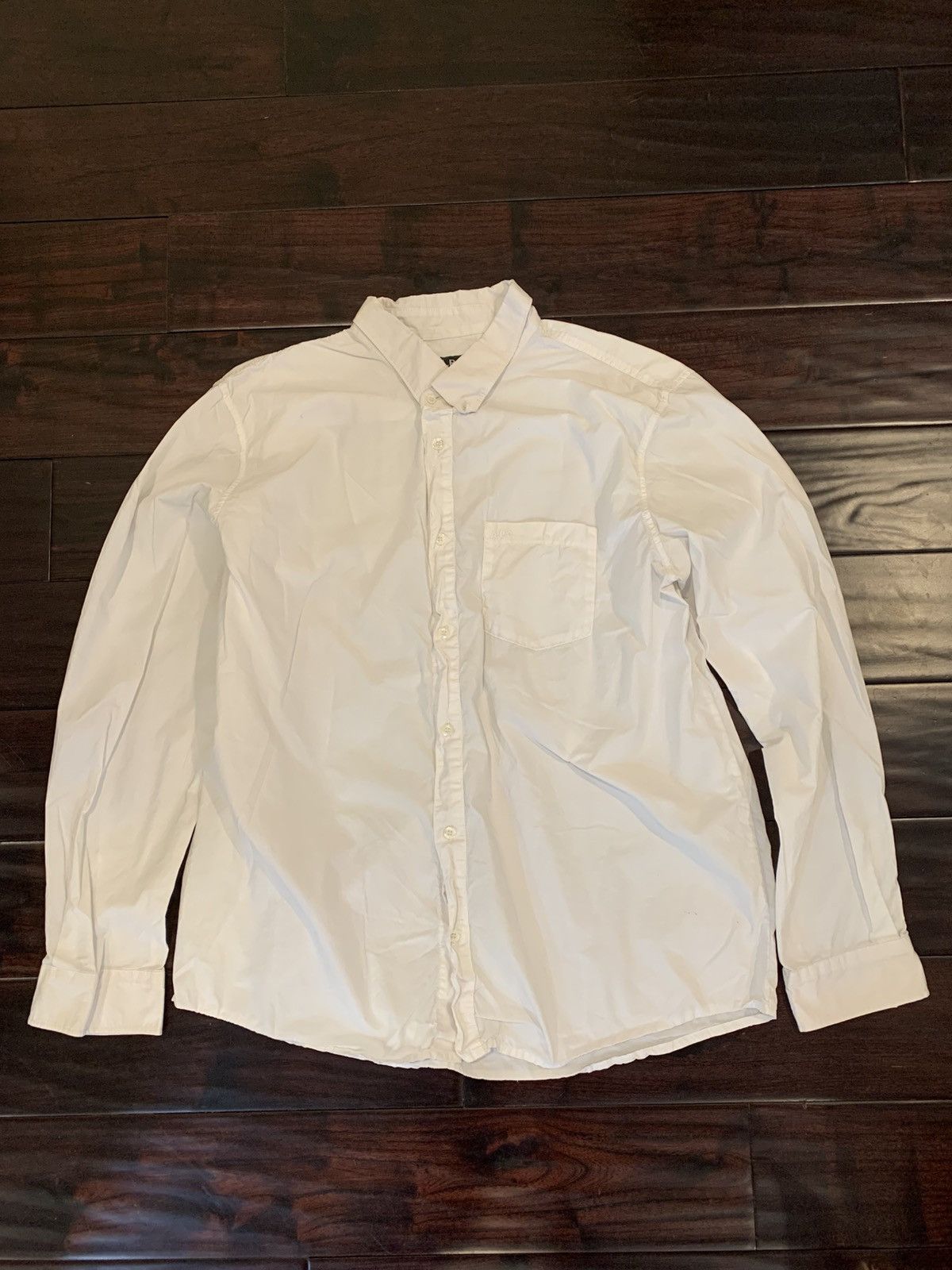 A.P.C. A.P.C classic white button up Size US XL / EU 56 / 4 - 1 Thumbnail