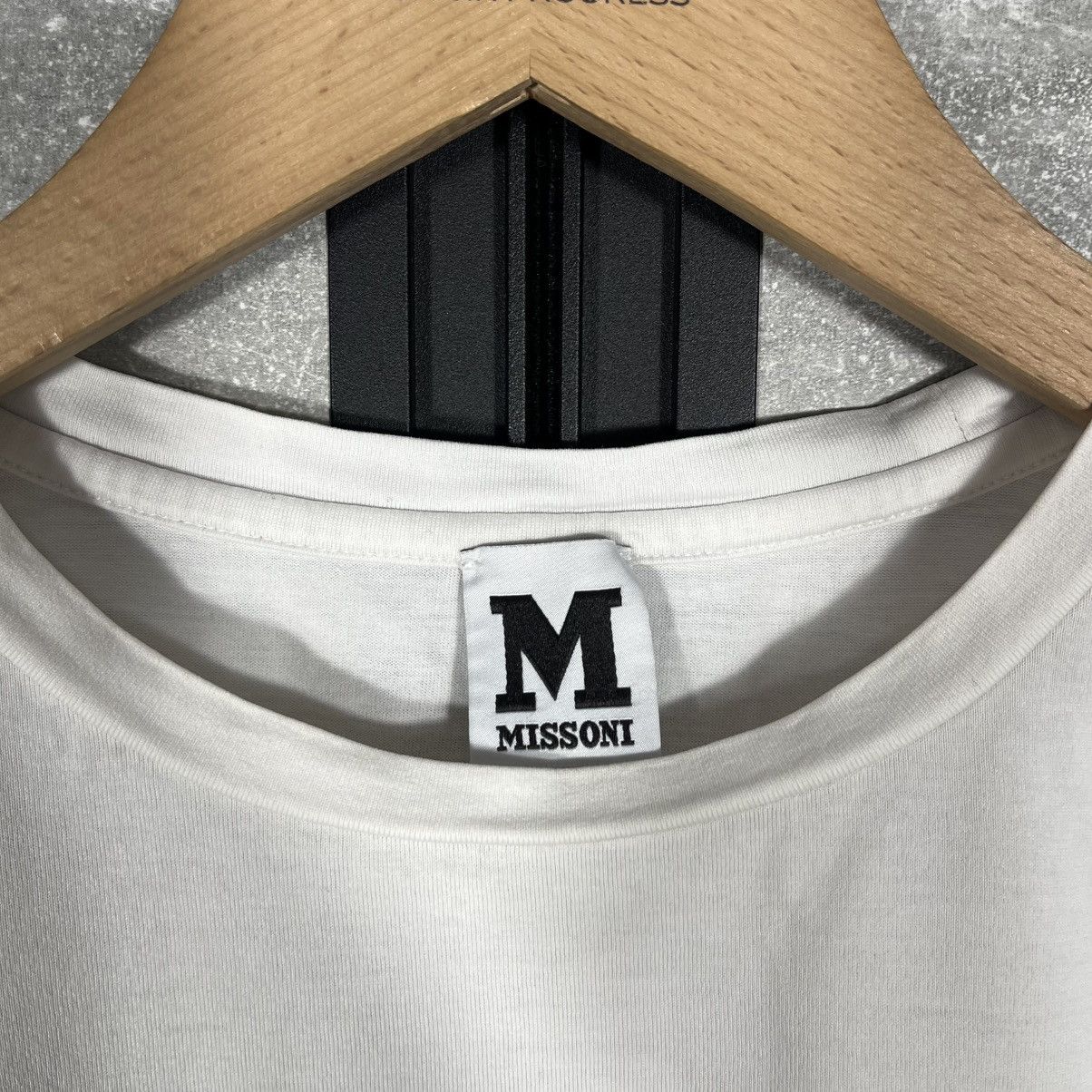 Missoni Missoni Tshirt White Tee Big Logo Size US M / EU 48-50 / 2 - 9 Thumbnail