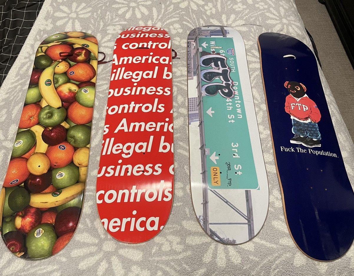 Fuck The Population Ftp Bear Deck Size ONE SIZE - 2 Thumbnail