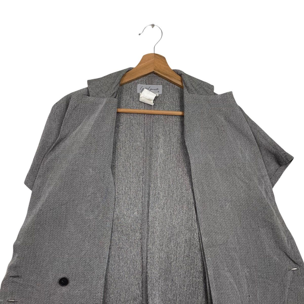 Yohji Yamamoto Yohji Yamamoto Double Breasted Rayon Jacket Size S / US 4 / IT 40 - 12 Thumbnail