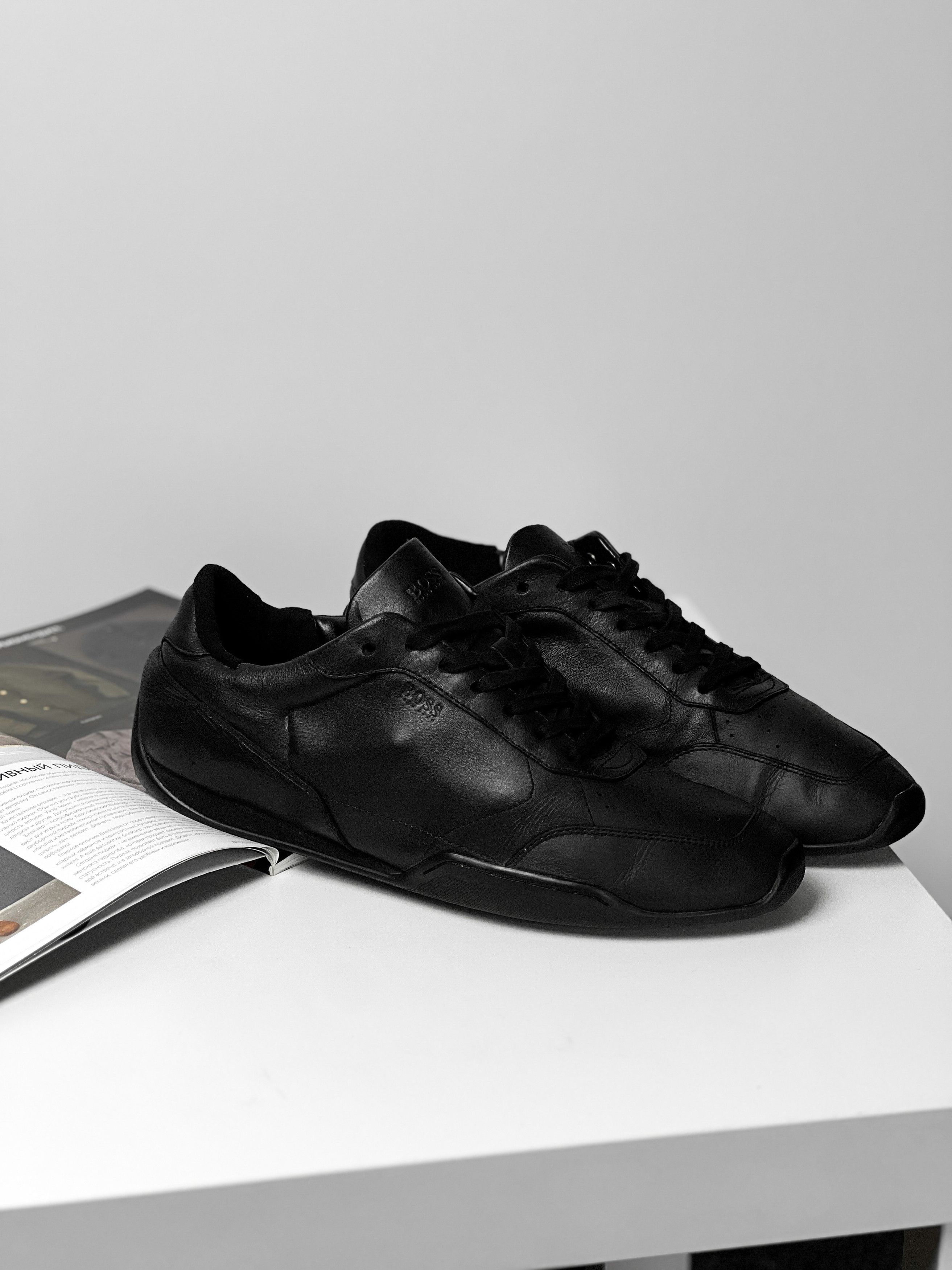 Hugo Boss HUGO BOSS Leather Men`s Shoes Size US 10.5 / EU 43-44 - 1 Thumbnail