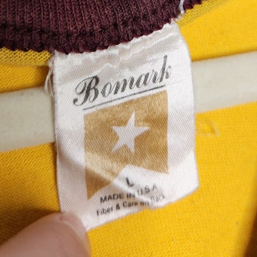 Vintage VINTAGE Alton Eagles Club Troop Ringer Bomark Large Mens Shirt Size US L / EU 52-54 / 3 - 4 Thumbnail