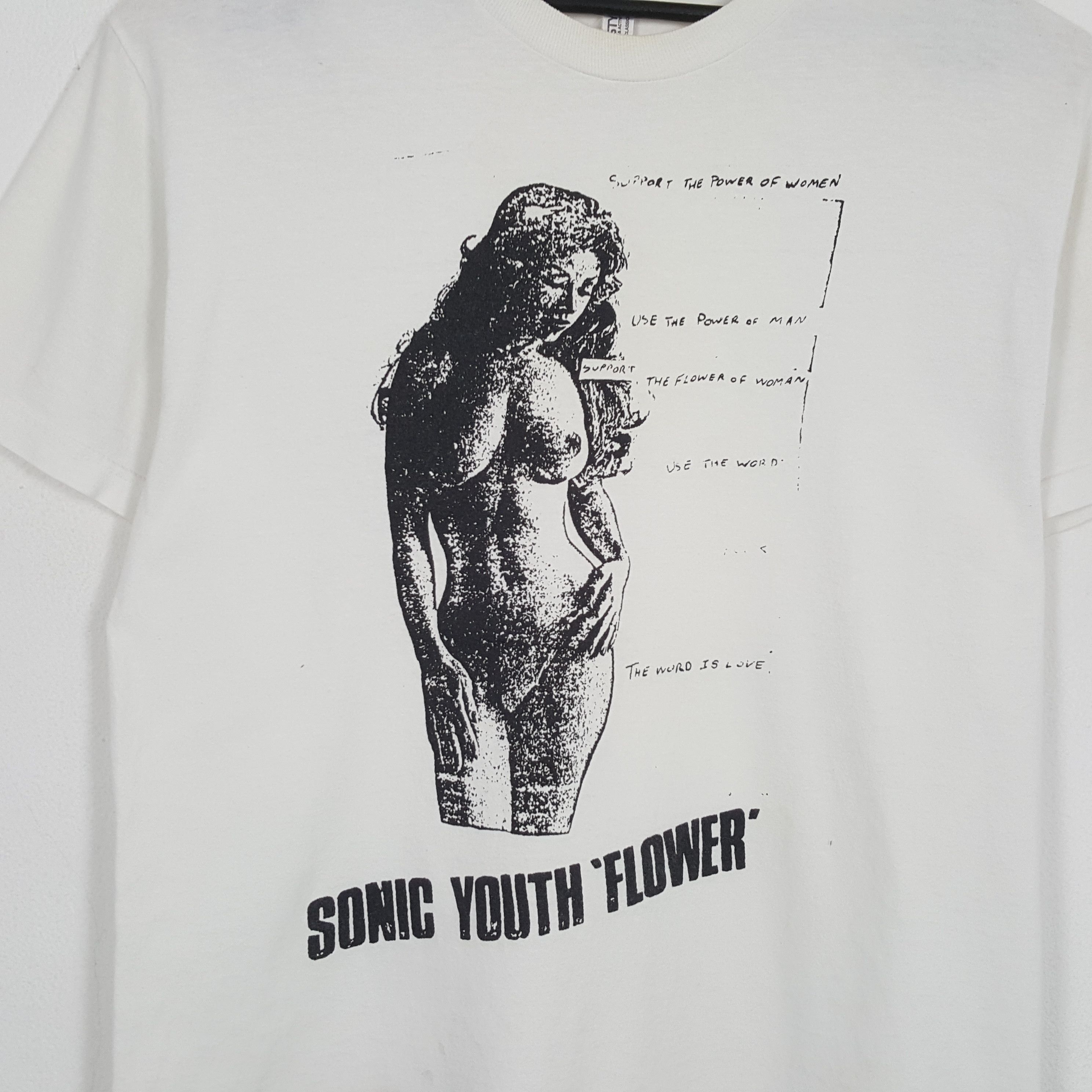 Band Tees × Vintage SONIC YOUTH Rock Band Music Streetwear Style Tshirt Size US L / EU 52-54 / 3 - 2 Thumbnail