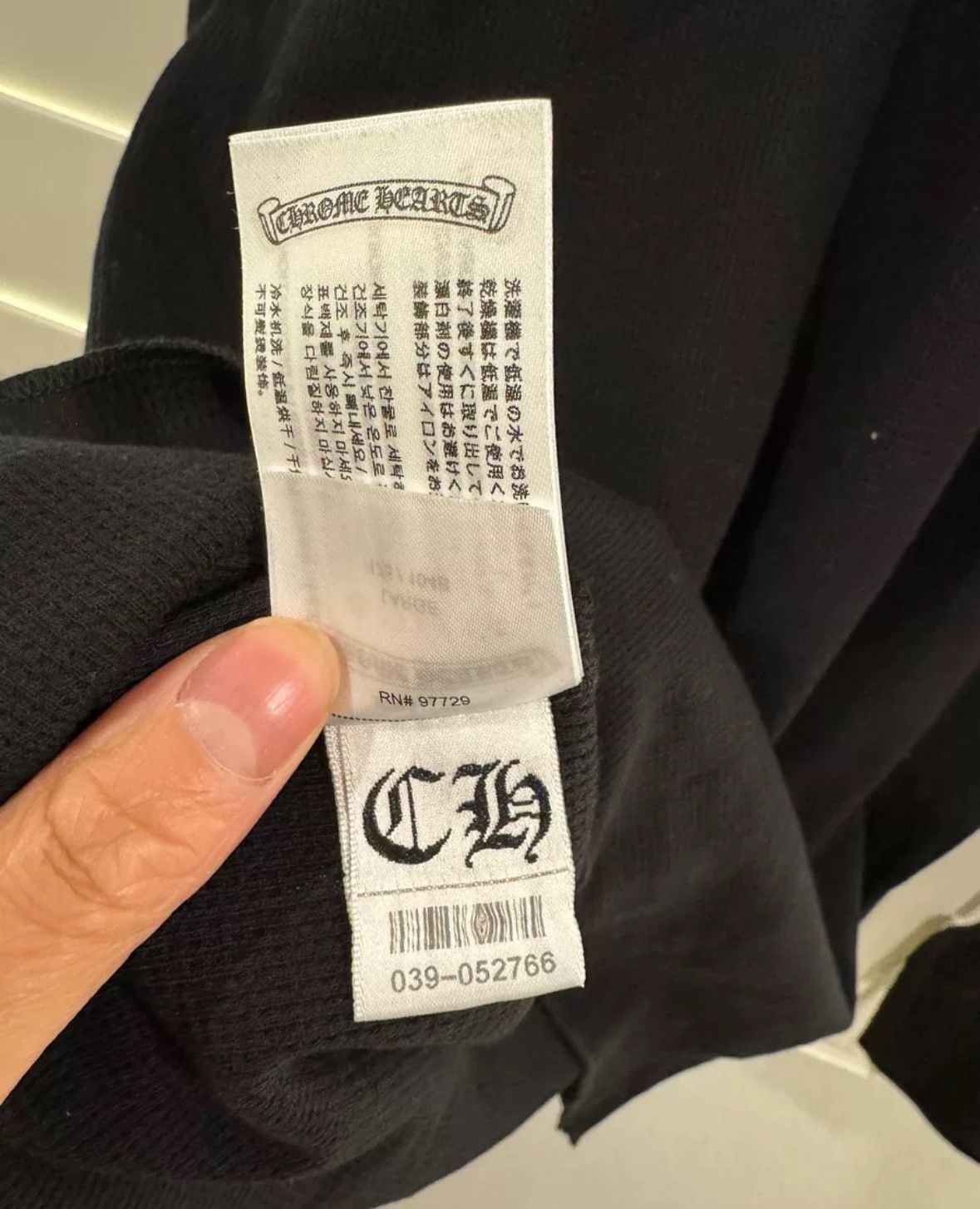 Chrome Hearts Thermal waffle long sleeve Size US L / EU 52-54 / 3 - 5 Thumbnail