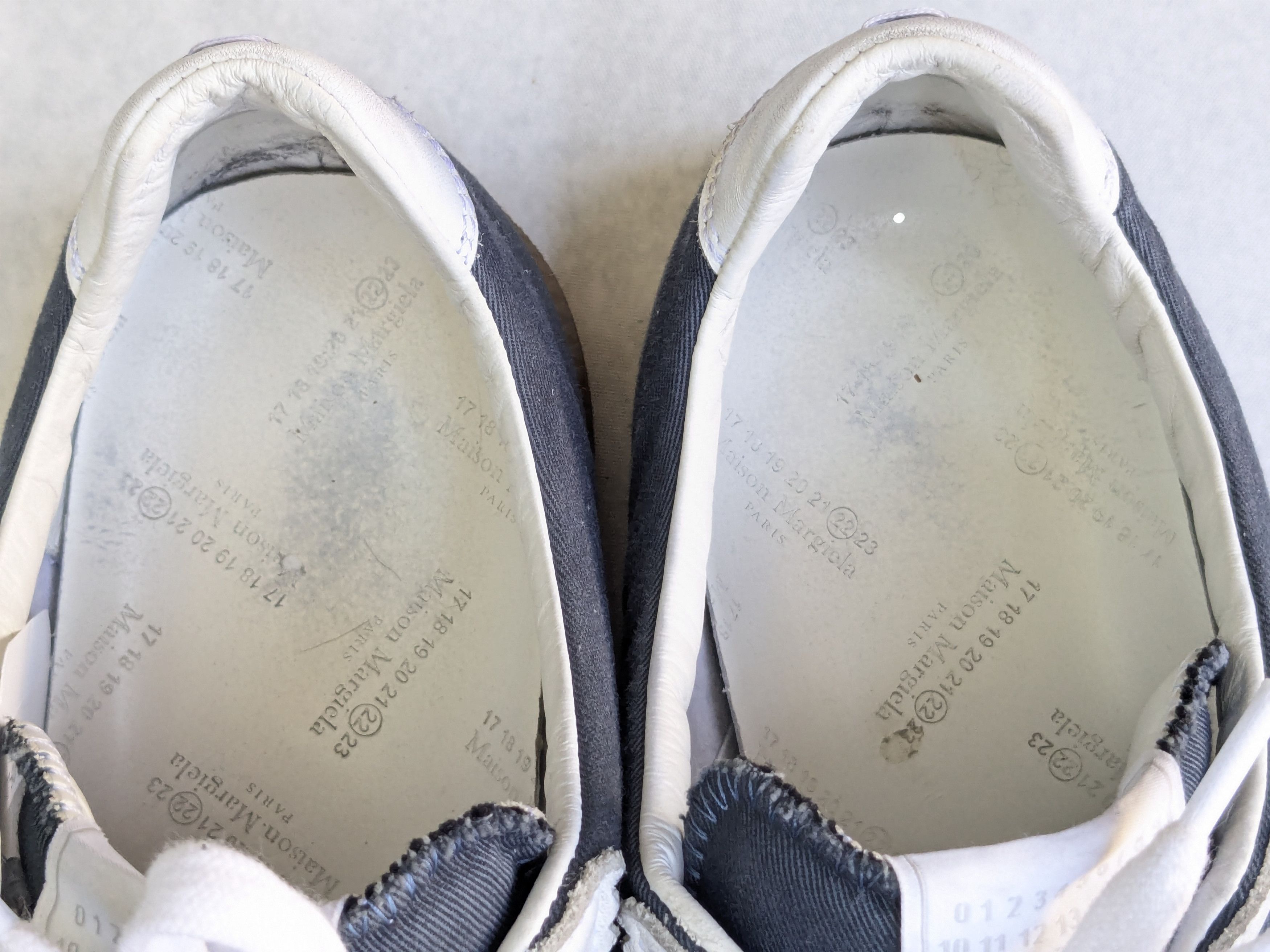 Maison Margiela Maison Margiela Replica GAT Navy Blue 12 45 Low Tops Size US 12 / EU 45 - 8 Thumbnail