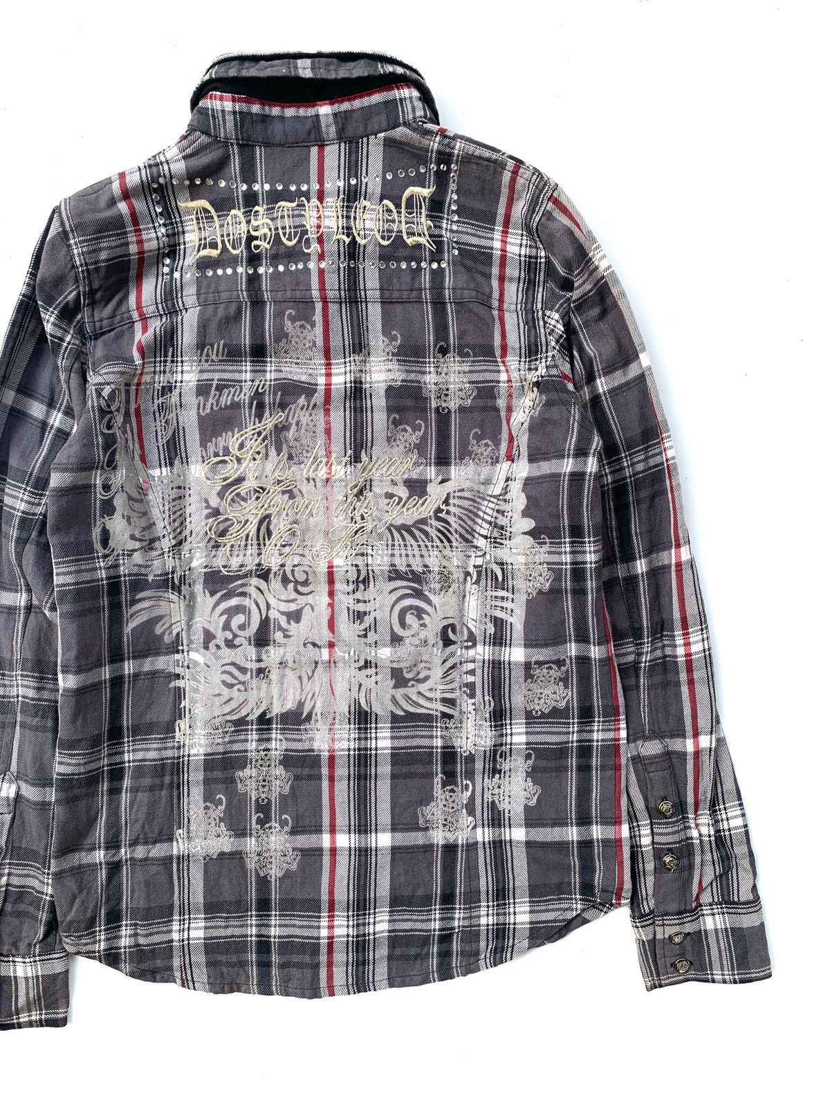 If Six Was Nine × Japanese Brand × Le Grande Bleu (L.G.B.) 2000s Japanese Brand Midas Double Collar Shirt Size US S / EU 44-46 / 1 - 3 Thumbnail