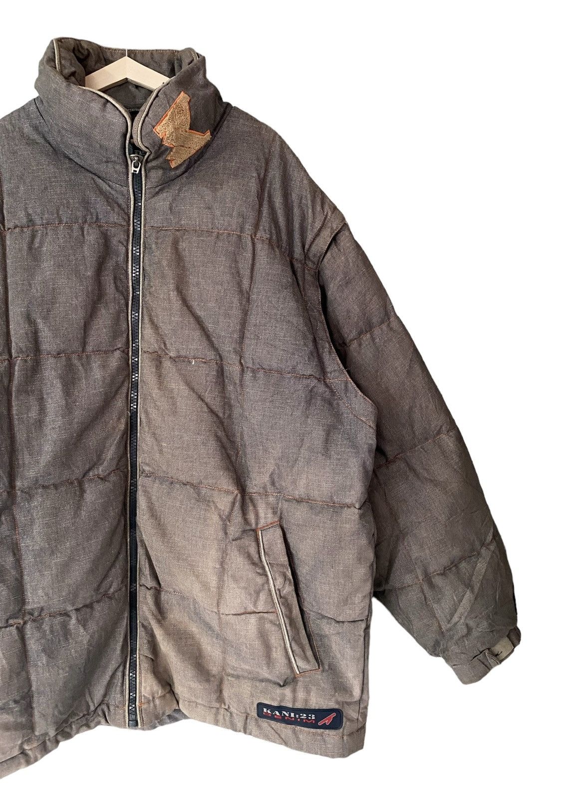 Kani Denim Bomber Zipper Jacket (XL)