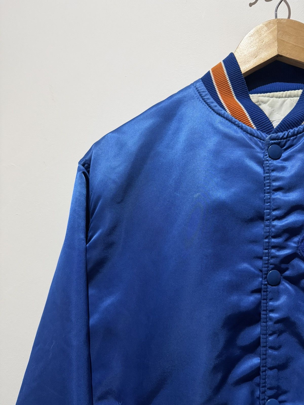 Starter Vintage 80s Starter Mets satin bomber jacket Size US M / EU 48-50 / 2 - 5 Thumbnail