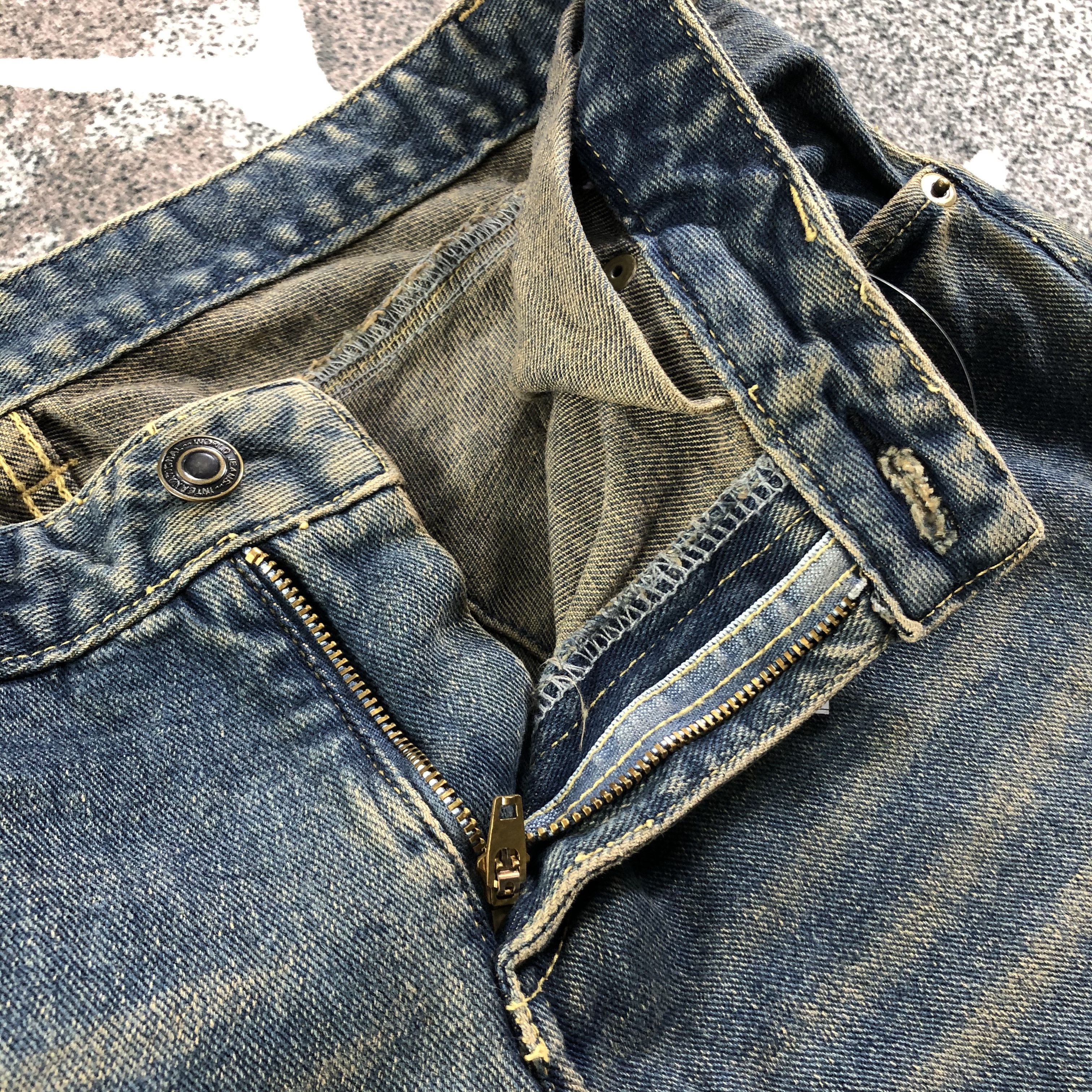 Japanese Brand Vintage Japanese Brand Faded Cargo Jeans KJ2166 Size US 30 / EU 46 - 6 Thumbnail