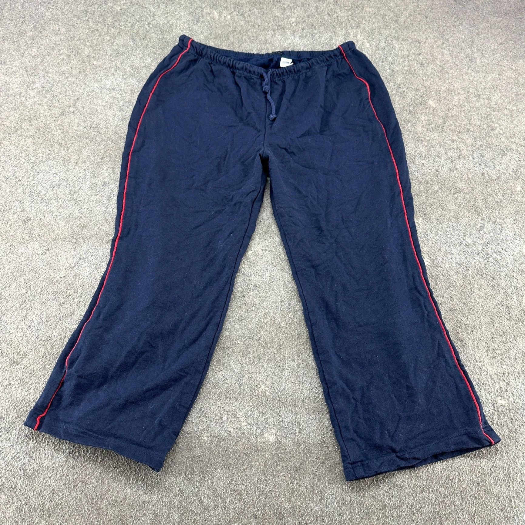 Vintage VINTAGE Baileys Point Pants Womens XL Blue Crop Sweat Cotton Drawstring USA 90s Size 40" / US 18 - 4 Thumbnail