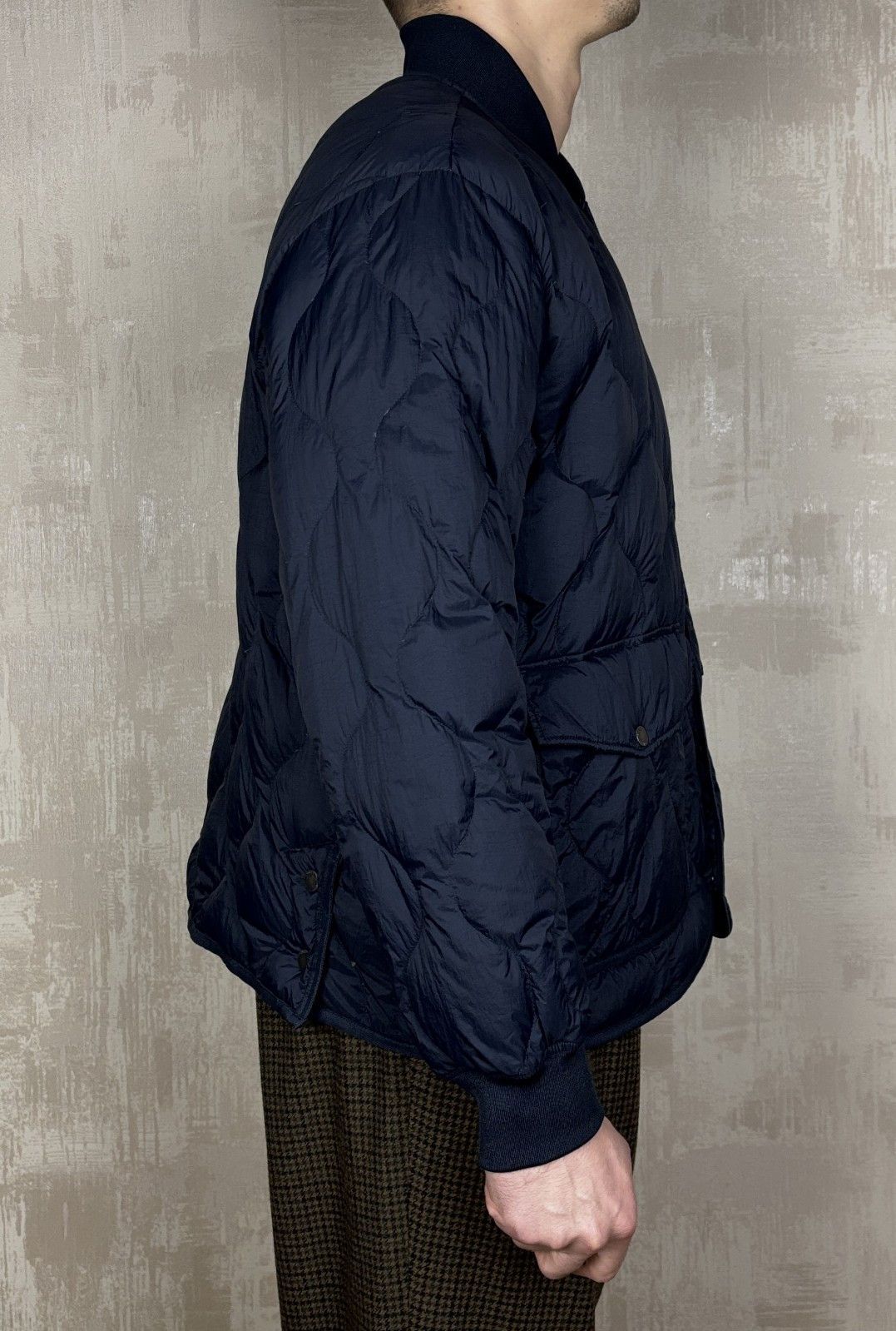 Tommy Jeans Tommy Jeans (Hilfiger) Quilted Down Jacket Navy Snap Button Size US XL / EU 56 / 4 - 9 Thumbnail