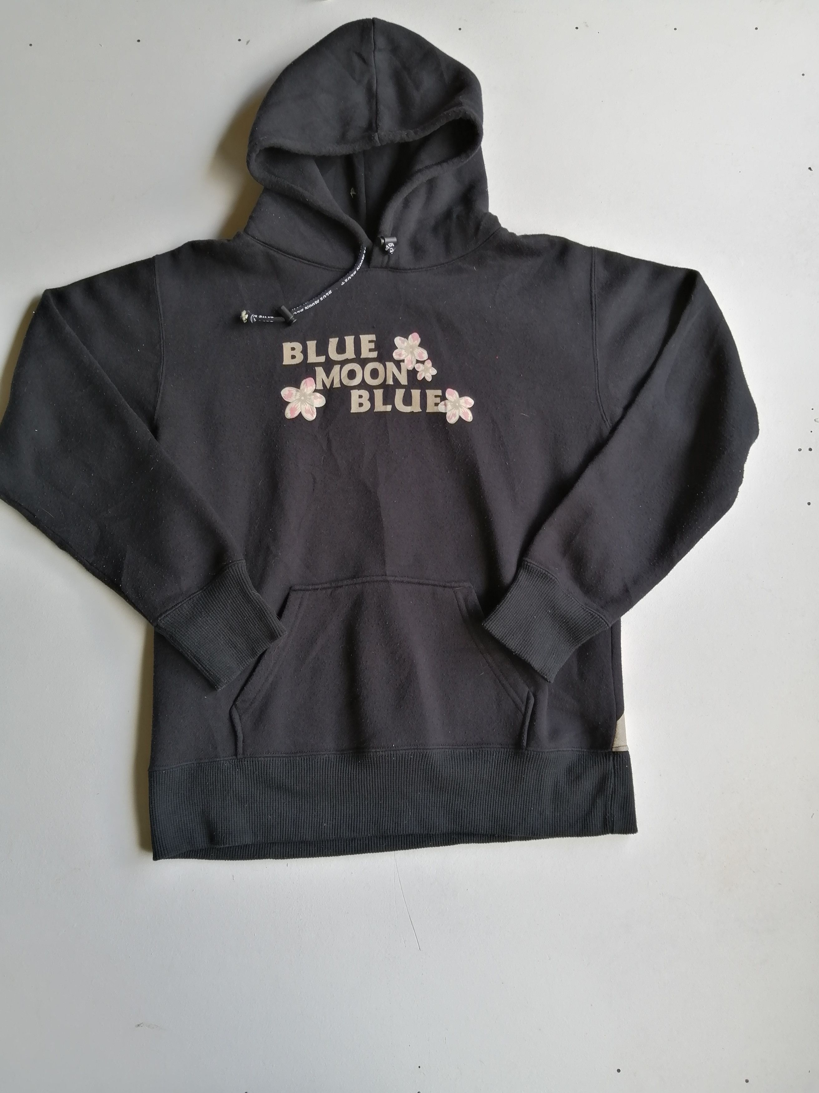 Designer Vintage Blue Moon Blue Full Printed Flora Hoodie Sweatshirt Size US M / EU 48-50 / 2 - 2 Thumbnail