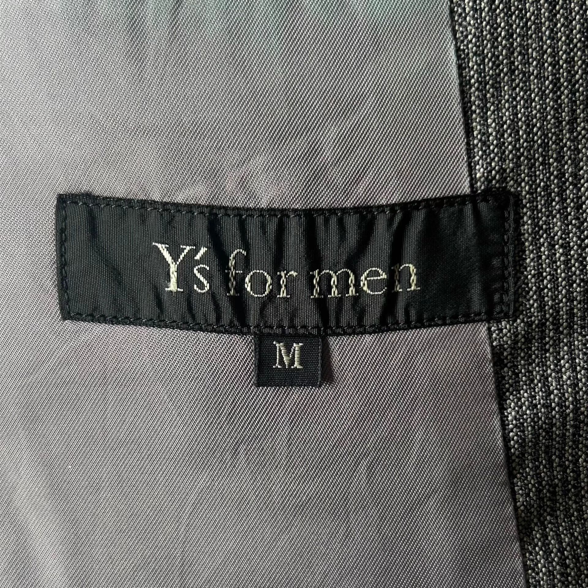 Yohji Yamamoto Yohji Yamamoto 90s Black & Gray Pinstripe Blazer K4 Size US M / EU 48-50 / 2 - 8 Thumbnail