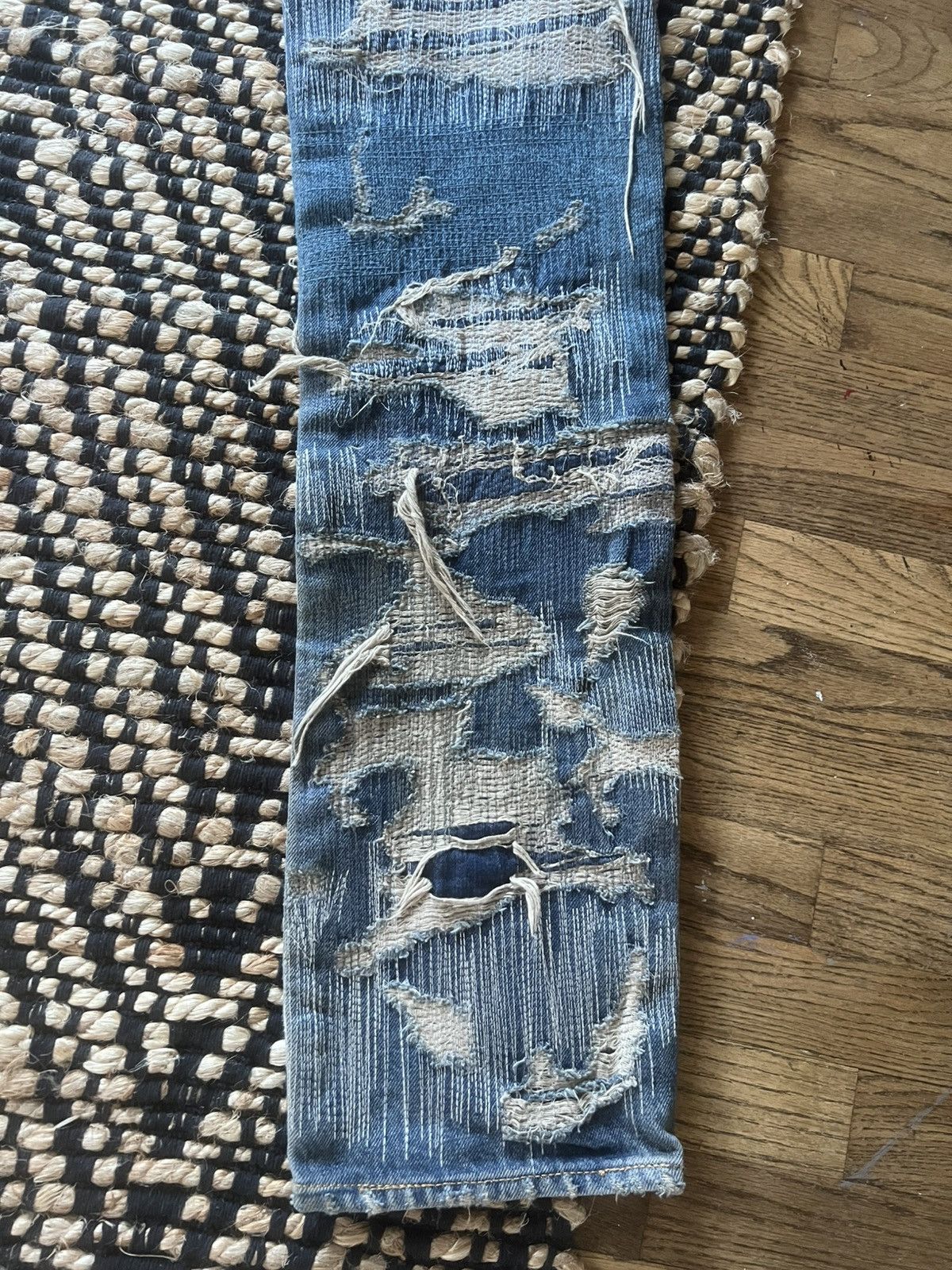 Undercover Undercover AW05 “Arts & Crafts” Blue 85 Denim Size US 31 - 9 Thumbnail