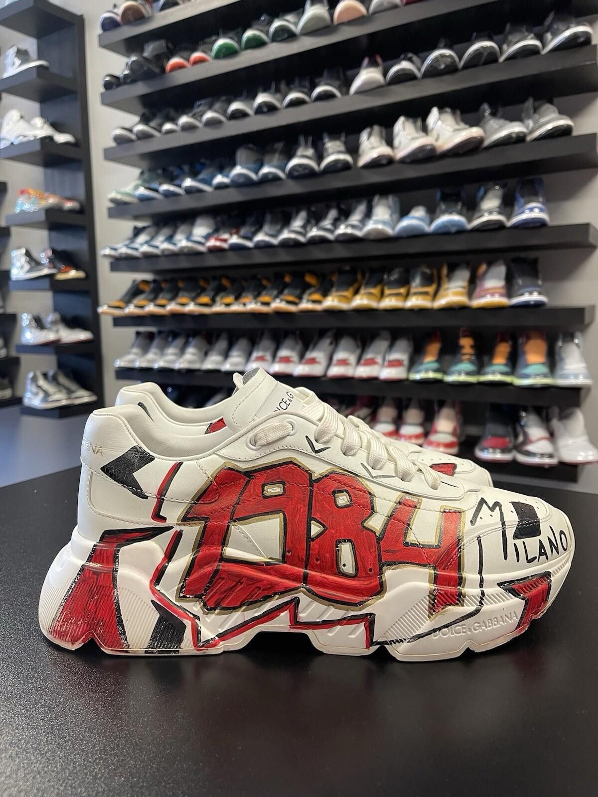 Dolce & Gabbana Size 9.5 - Dolce & Gabbana Men Leather Sneakers 1984 Milano Size US 9.5 / EU 42-43 - 3 Thumbnail