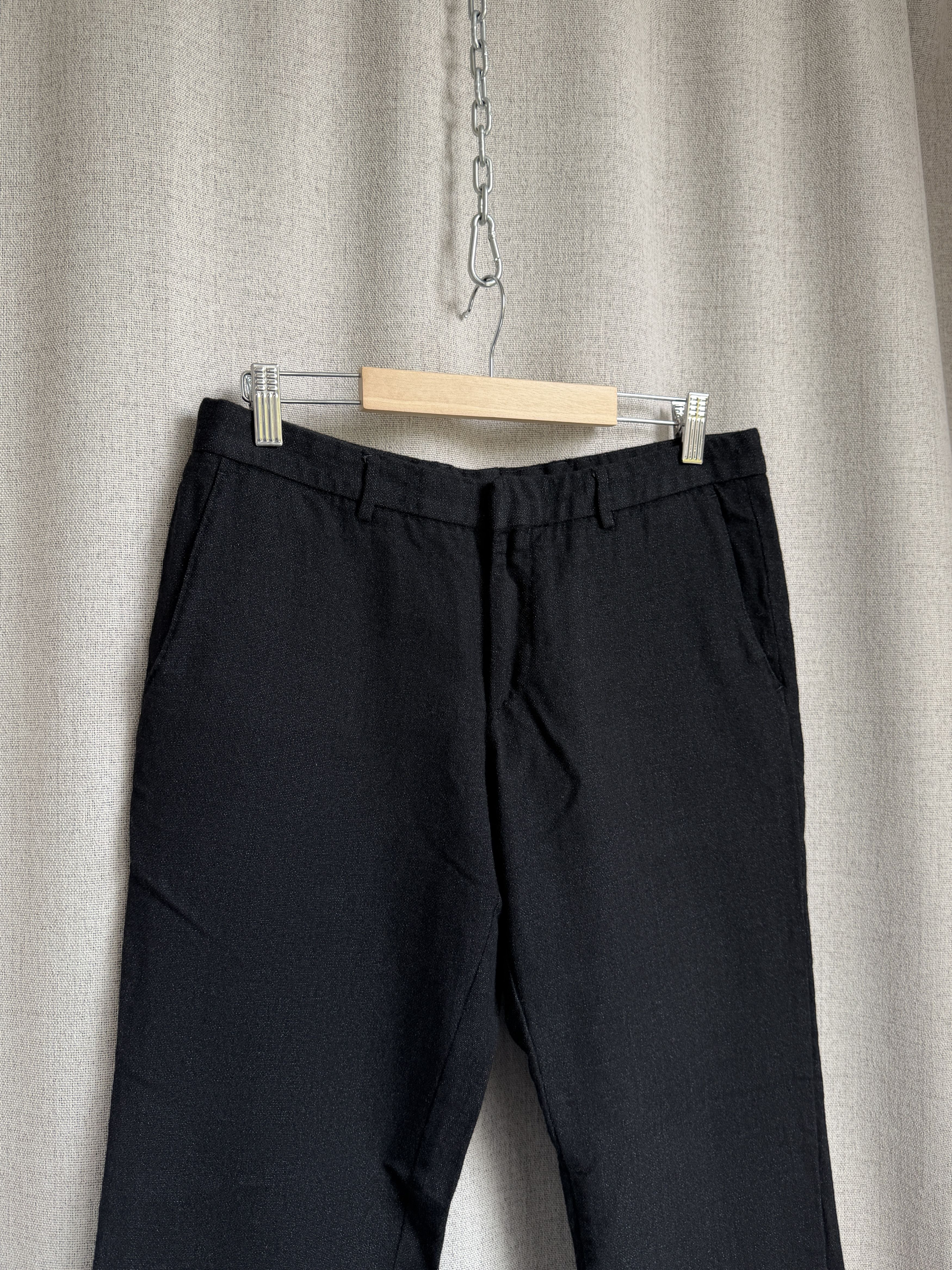 Hugo Boss Hugo Boss Black Wool Trousers Classic Pants Size US 30 / EU 46 - 4 Thumbnail
