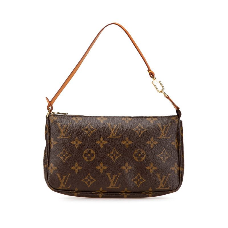 Louis Vuitton Louis Vuitton Monogram Pochette Accessoires Shoulder Bag M51980 Canvas Shoulder Bag M51980 in Brown, Women's