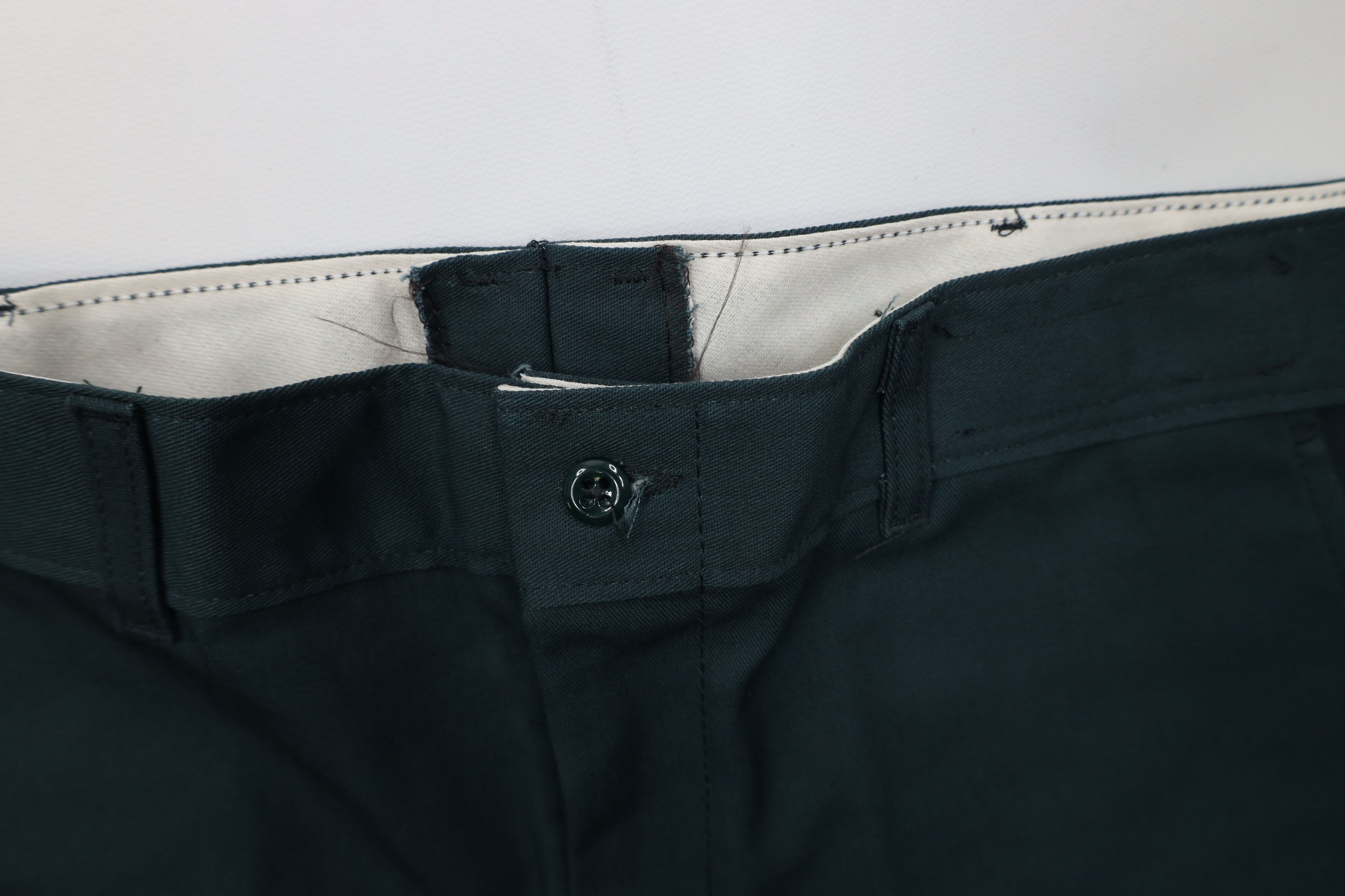 Vintage Vintage 90s Streetwear Workwear Mechanic Chino Shorts Green Size US 34 / EU 50 - 6 Thumbnail