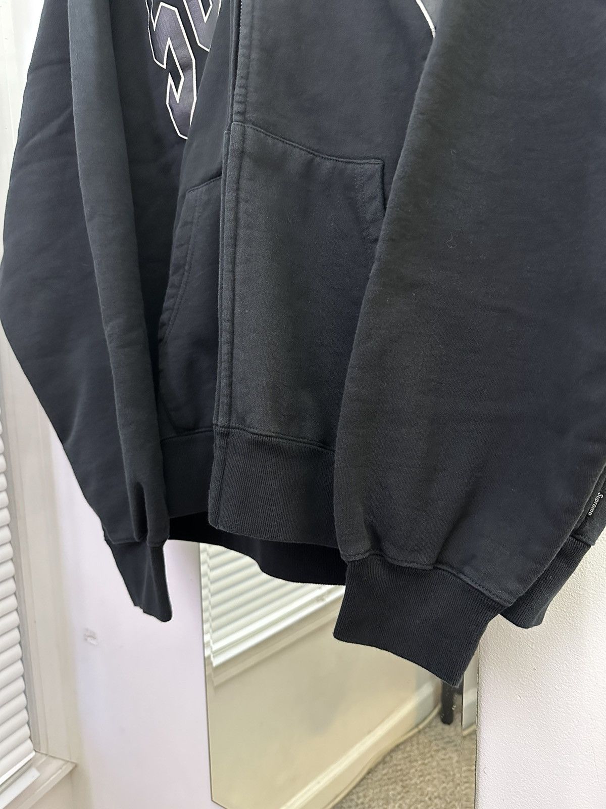 Supreme Supreme Raglan Zip Up Hoodie Sweatshirt Size US L / EU 52-54 / 3 - 4 Thumbnail