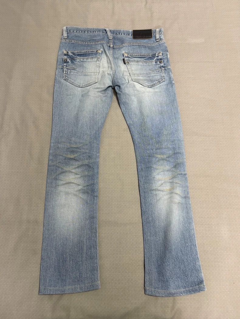 Yohji Yamamoto Vintage Light Blue Distressed Denim Jeans-2506 Size 31" - 6 Thumbnail