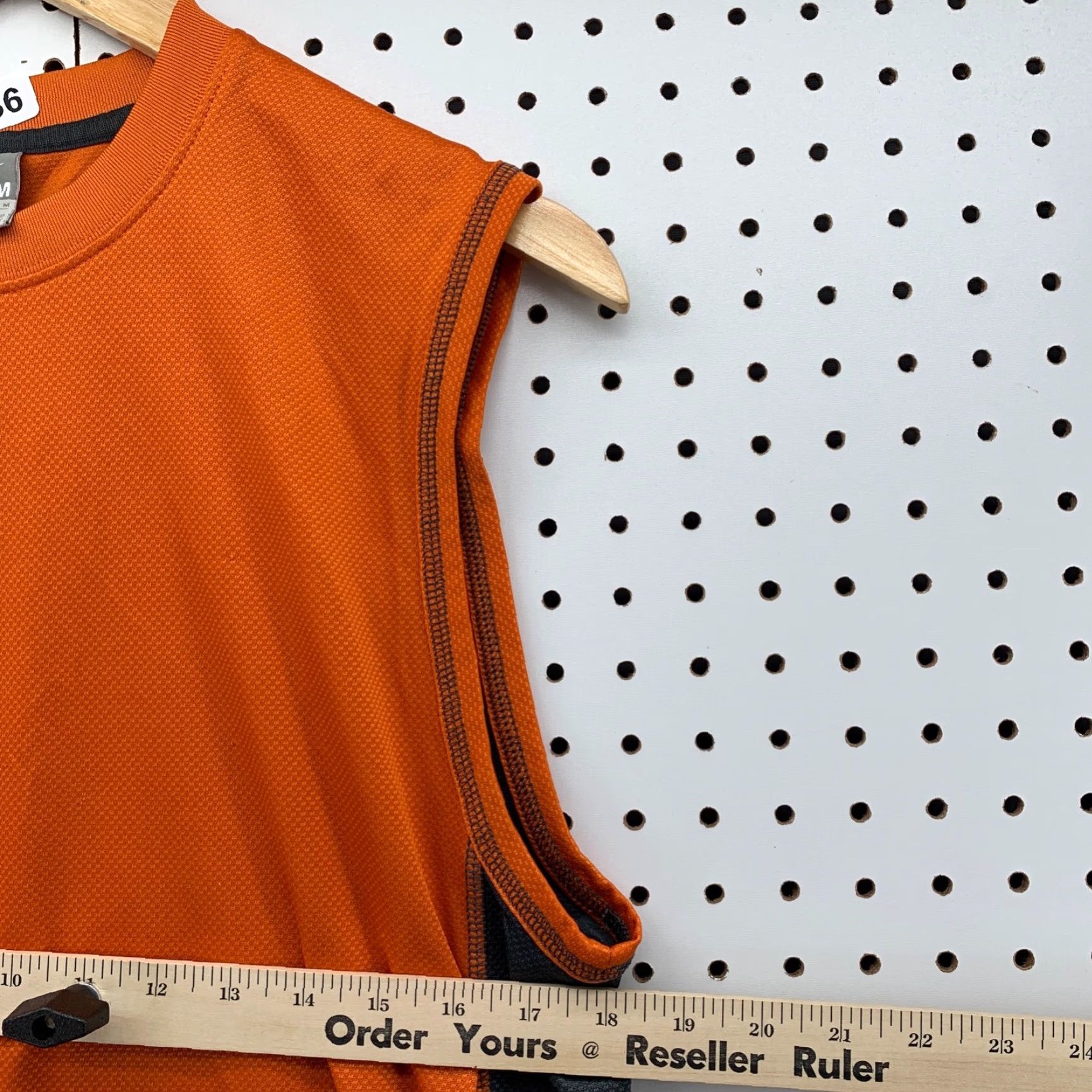 Nike VINTAGE Nike Basketball Sleeveless T-Shirt Mens Medium Orange 90s Sports Active Size US M / EU 48-50 / 2 - 6 Thumbnail