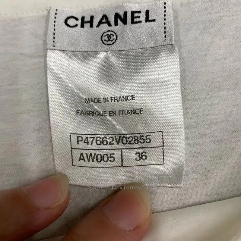 Chanel Chanel White Cotton Women's Sleeveless T-Shirt . Size S / US 4 / IT 40 - 6 Thumbnail