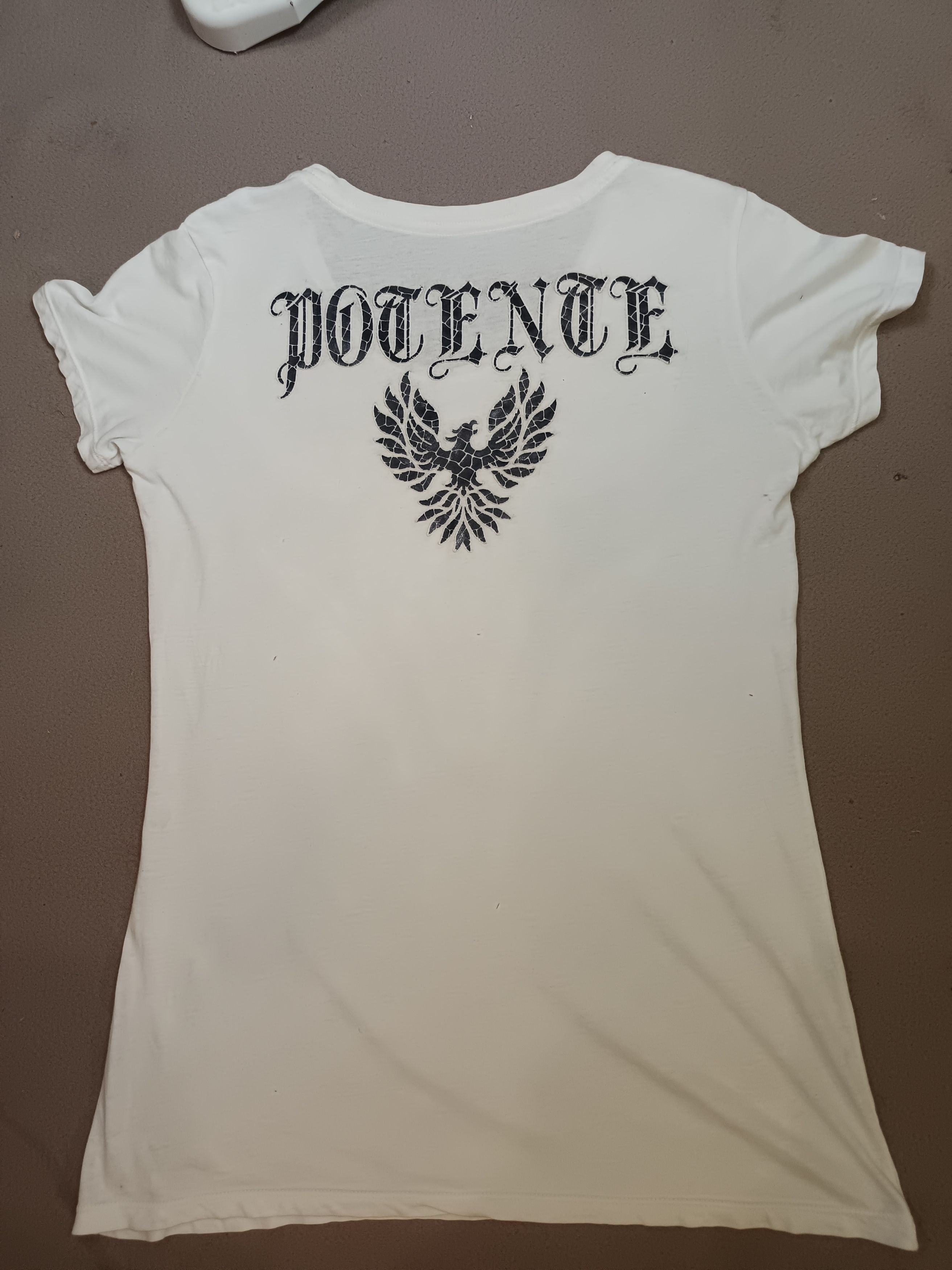 Vintage POTENTE Poem Live Fair Women's T-shirt Size M / US 6-8 / IT 42-44 - 13 Thumbnail