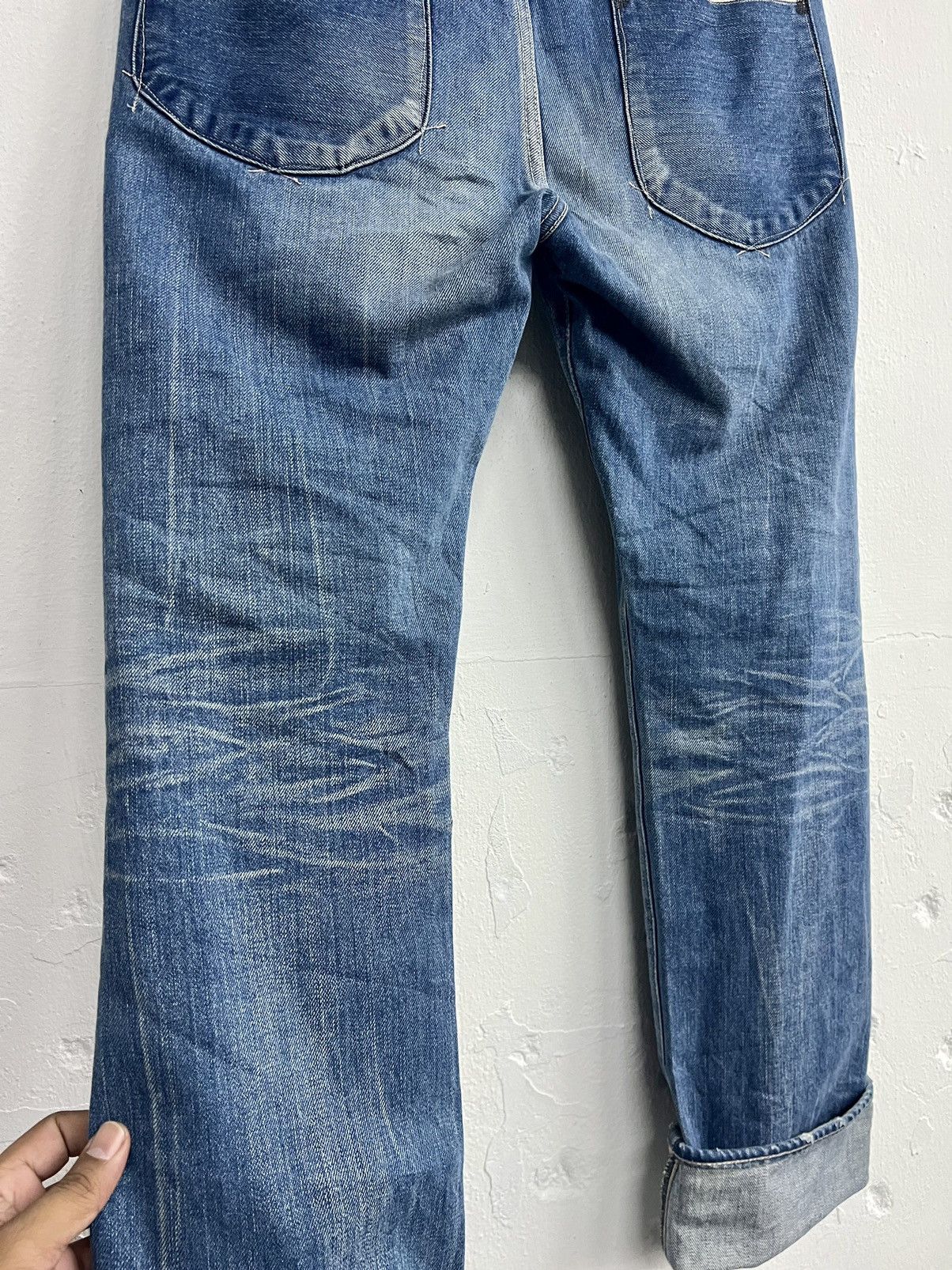If Six Was Nine × Japanese Brand × KURO KURO JAPAN DENIM SELVEDGE JEANS Size US 34 / EU 50 - 19 Thumbnail